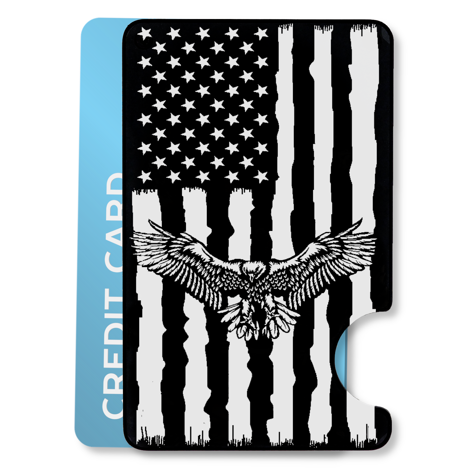 Minimalist Wallet American Flag