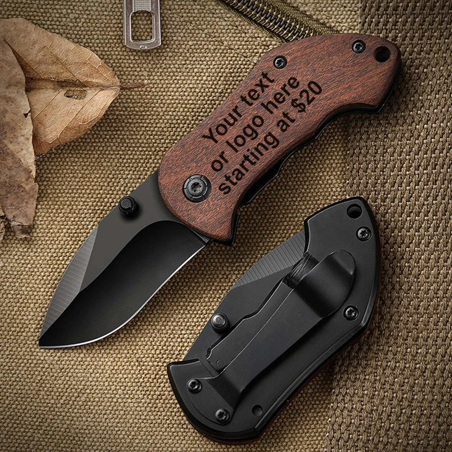 Rosewood Pocket Knife