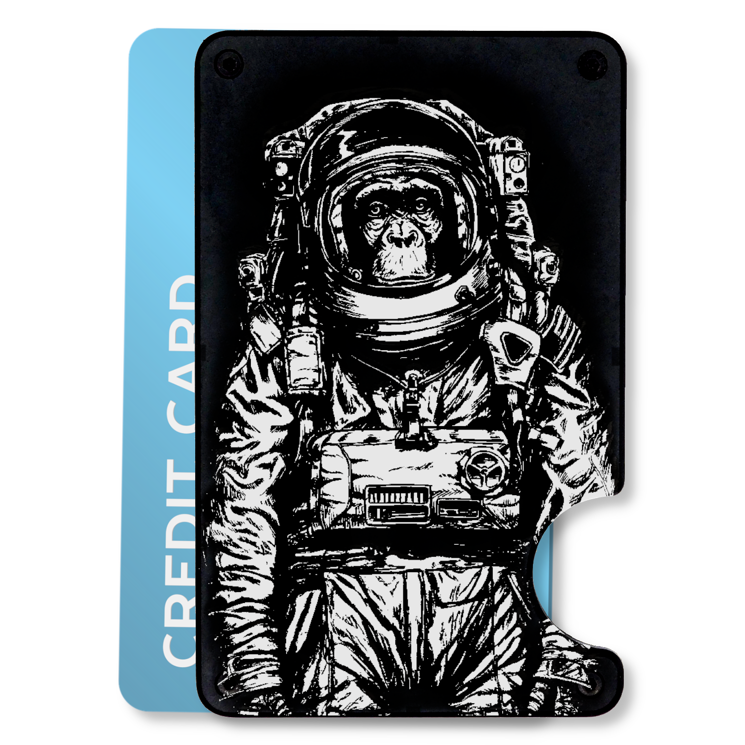 Minimalist Wallet Space Monkey