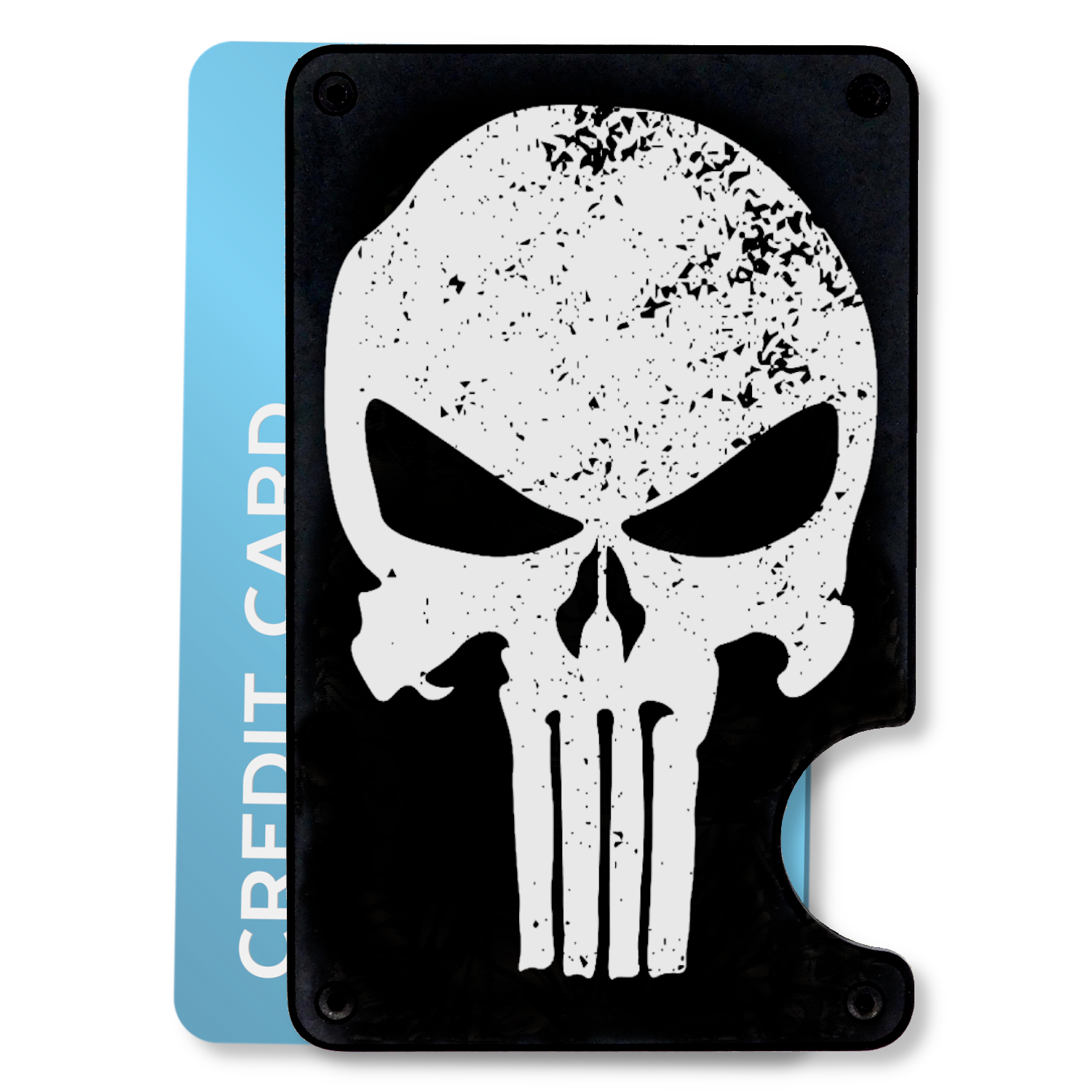 Minimalist Wallet Skull