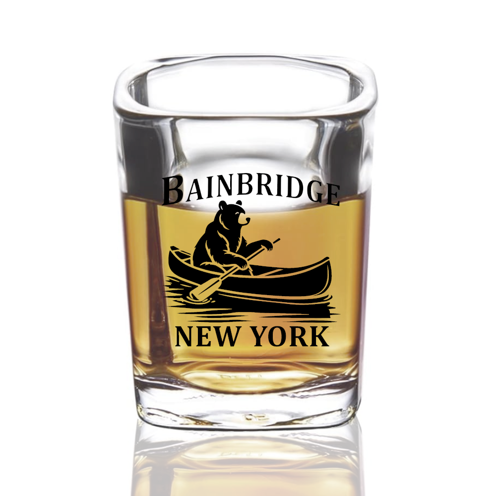 Square Shot Glass Bainbridge Bear