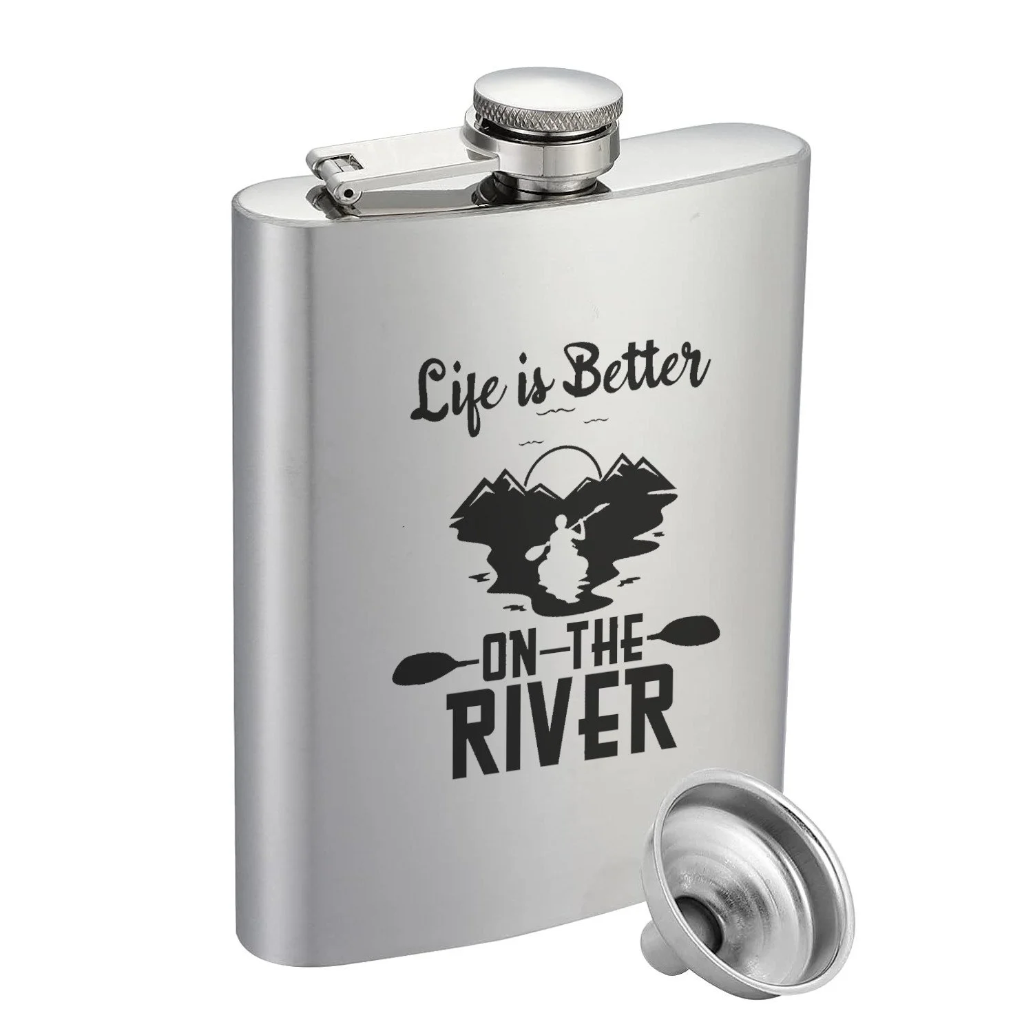 Stainless Steel Flask Better On The River