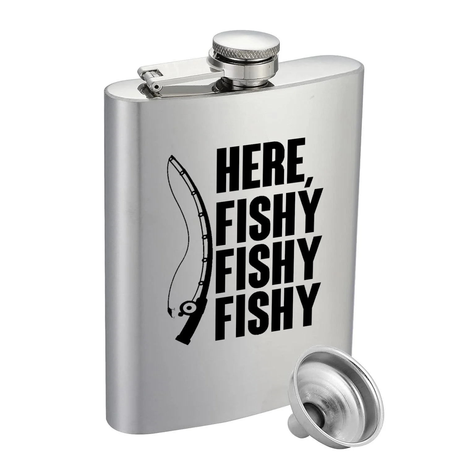 Stainless Steel Flask Fishy Fishy