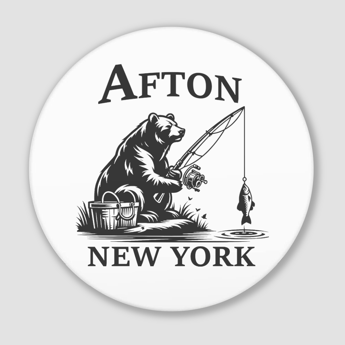 Ceramic Coaster Afton Bear