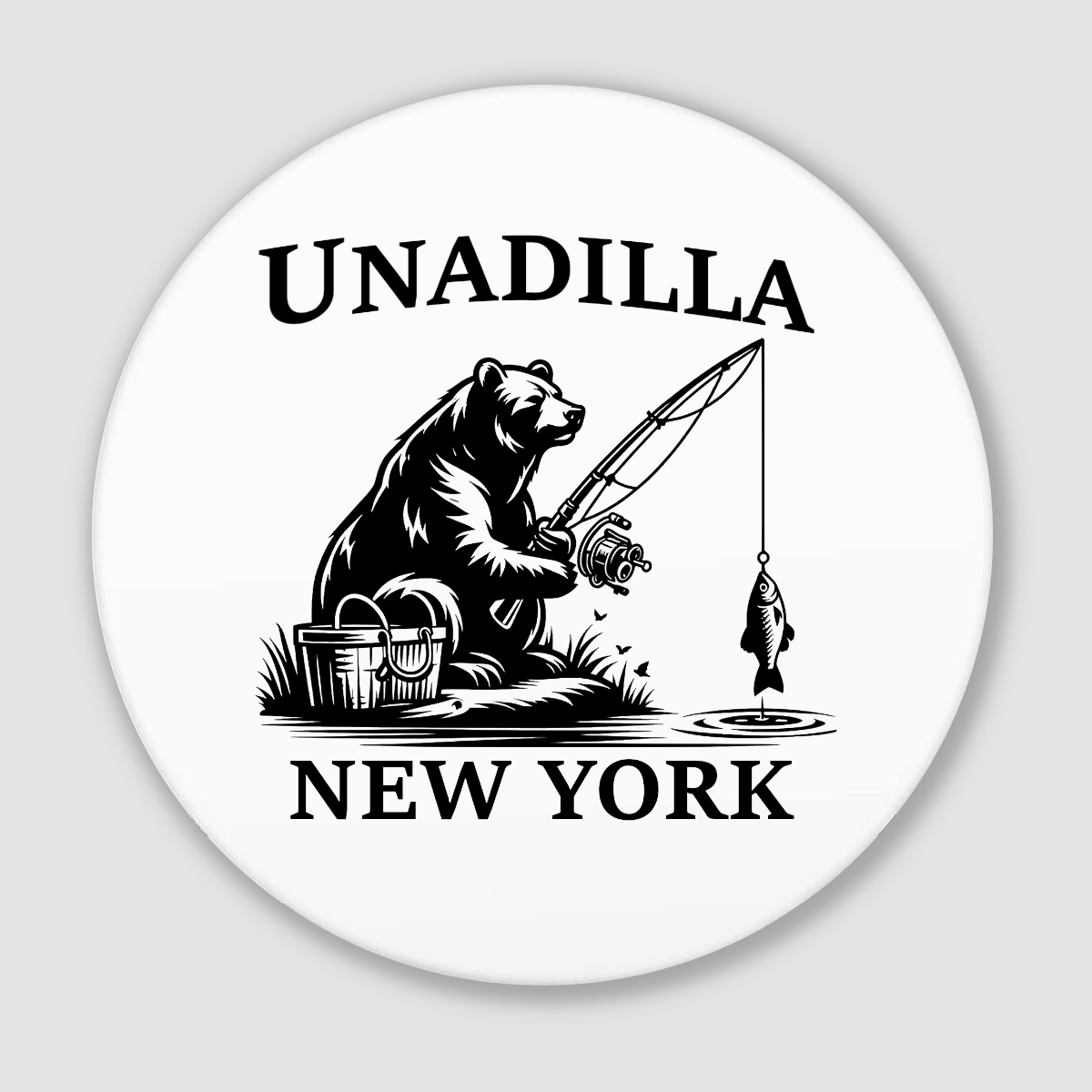 Ceramic Coaster Unadilla Bear