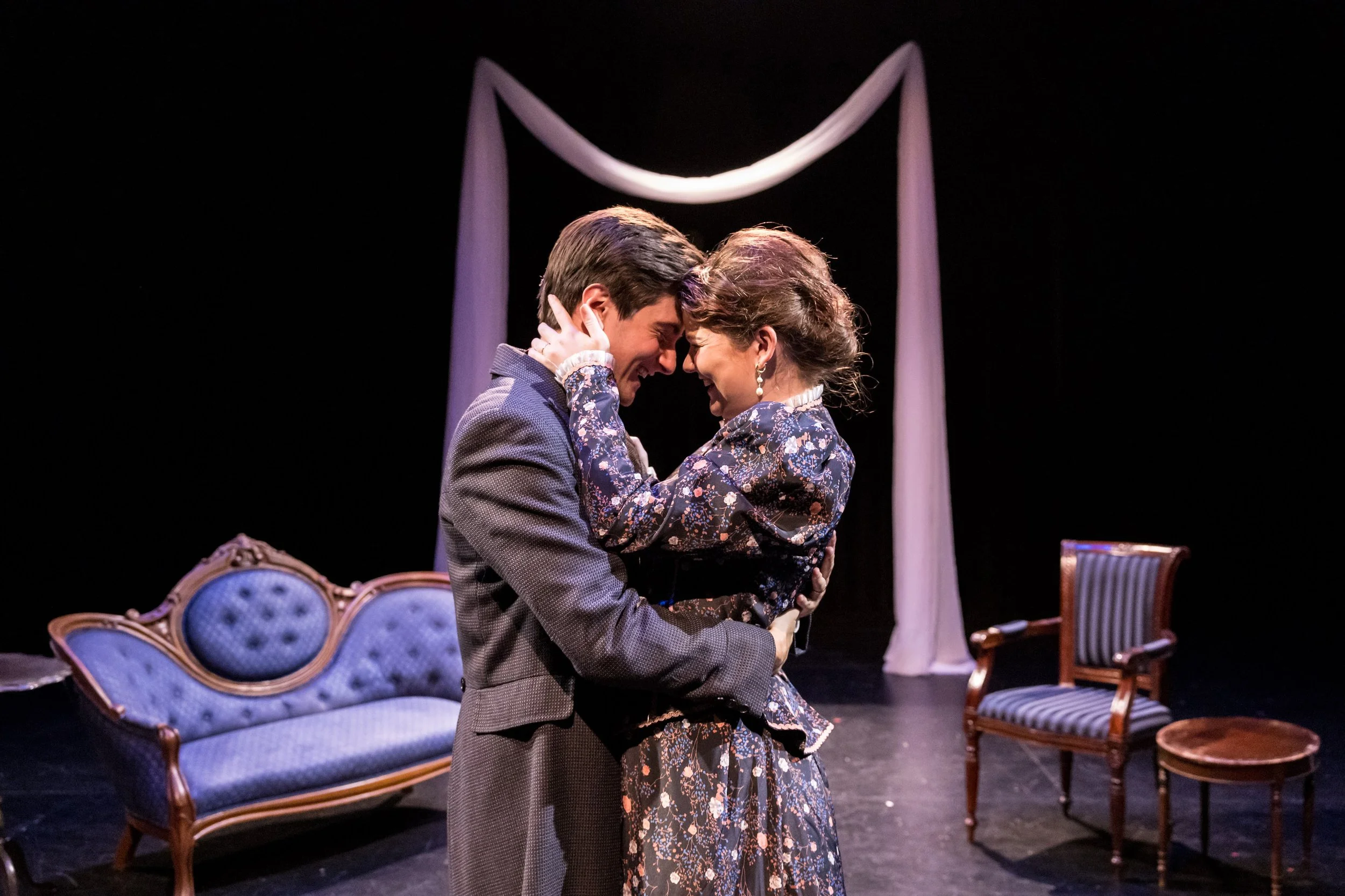 Alex Mitchell and August Chaffin in An Ideal Husband- UMN Guthrie BFA