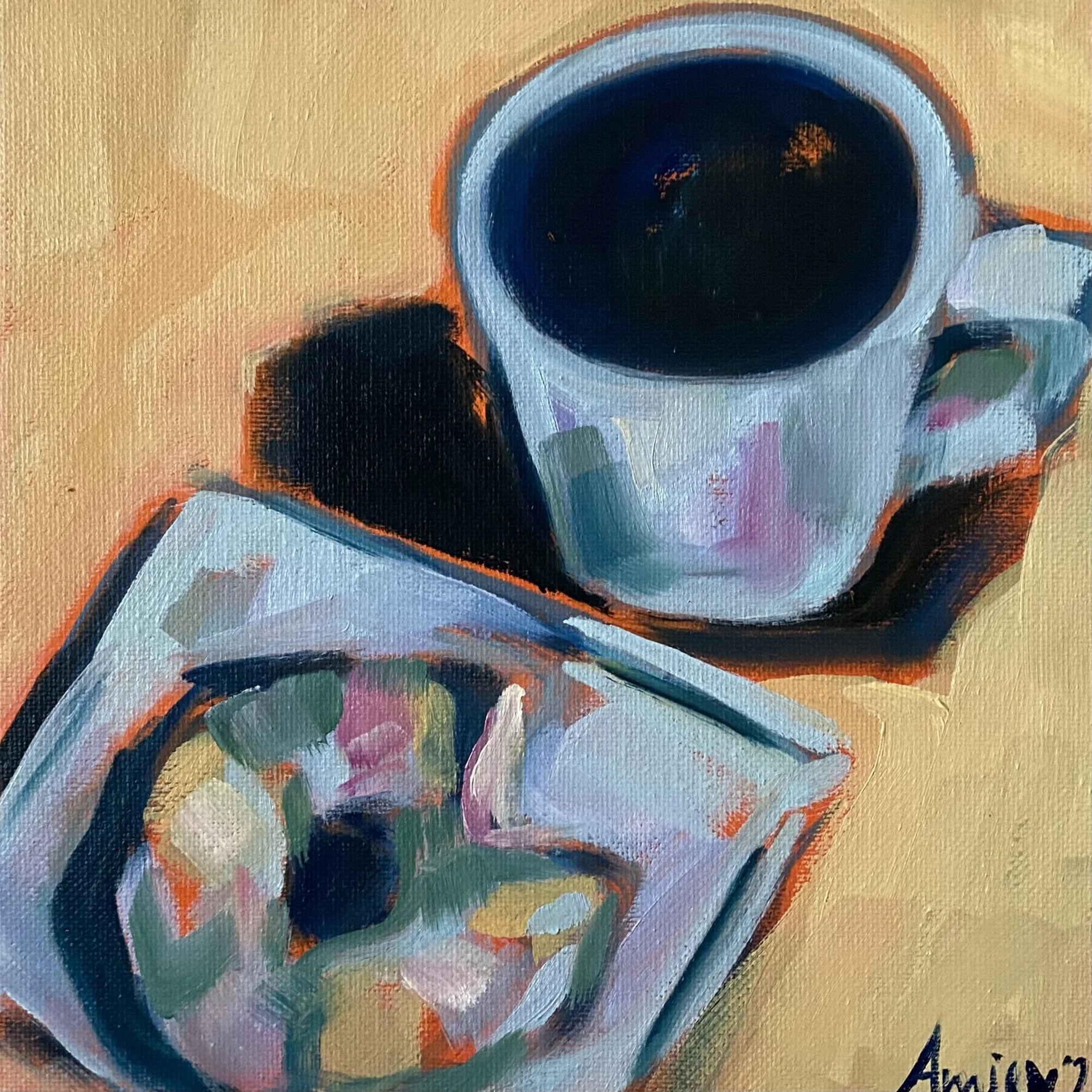 coffee + doughnut study 1, 2, and 3