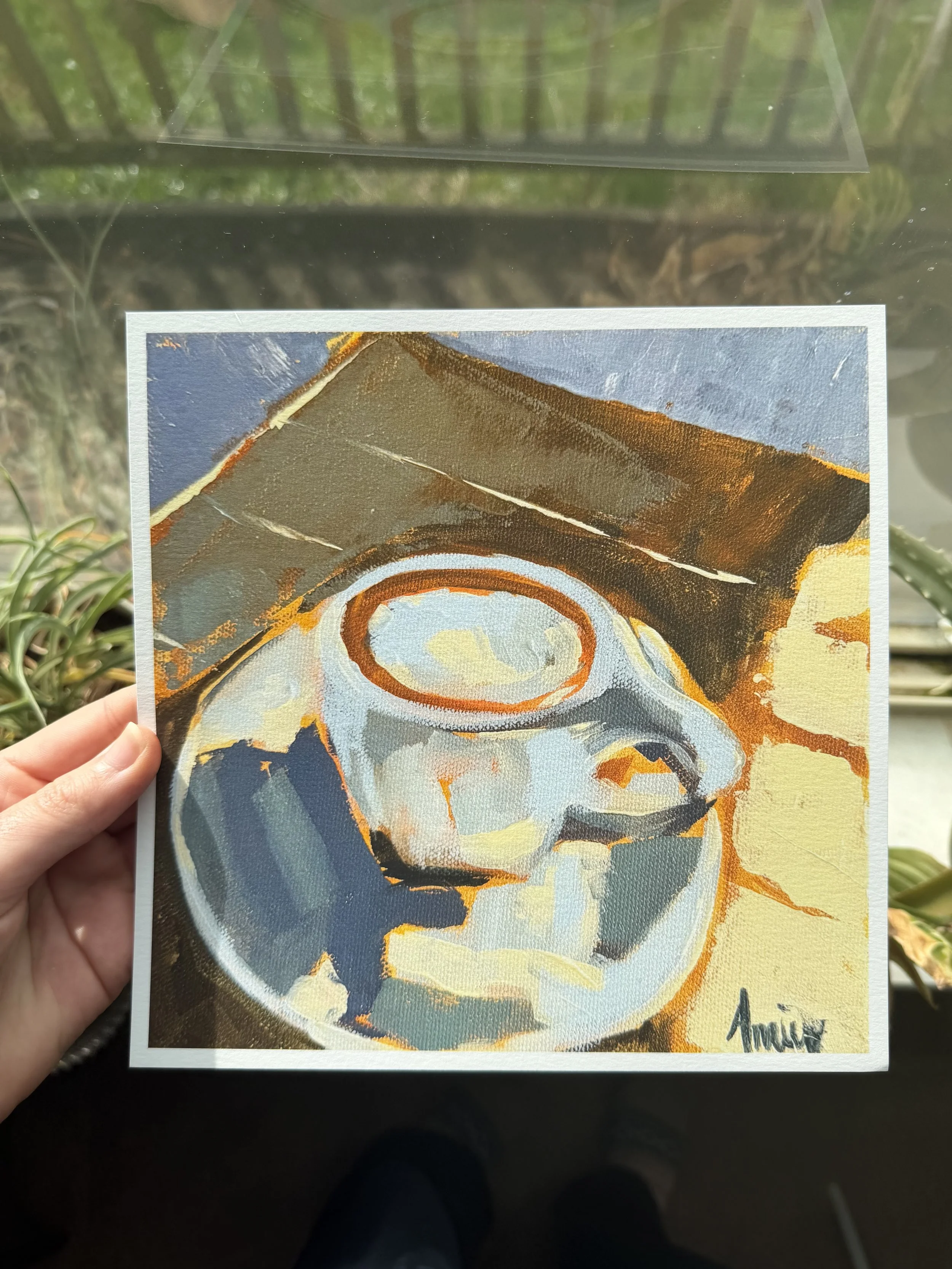 "Afternoon Cap" print