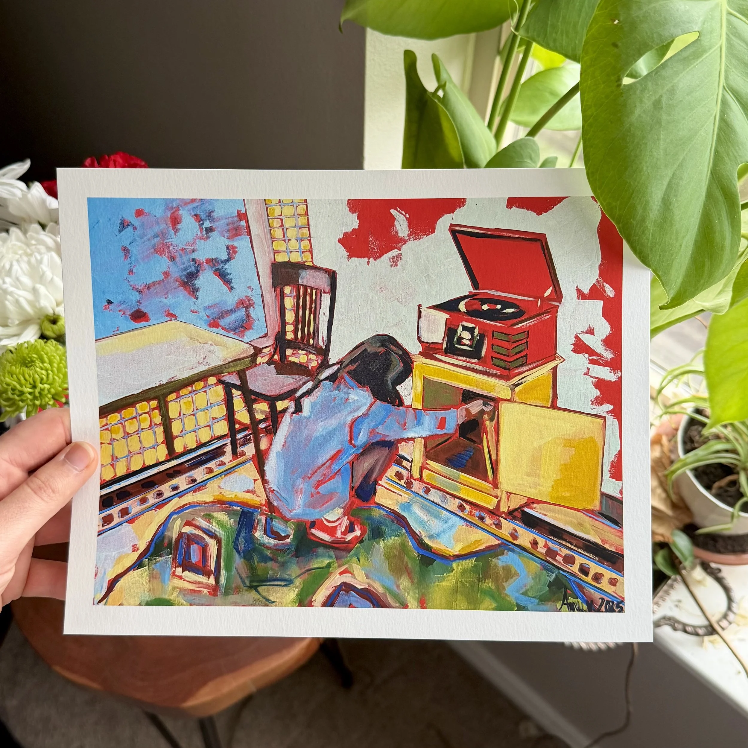 "As The Skies Turn Gloomy" print