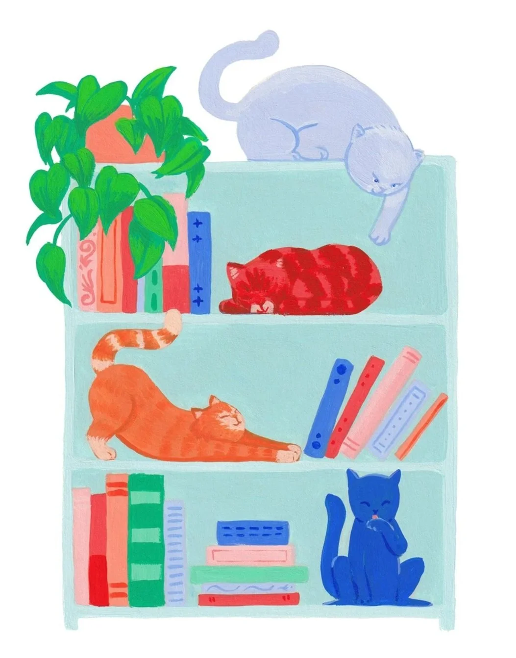 Cats N Stacks Painting for sale at Cat Fest Colorado