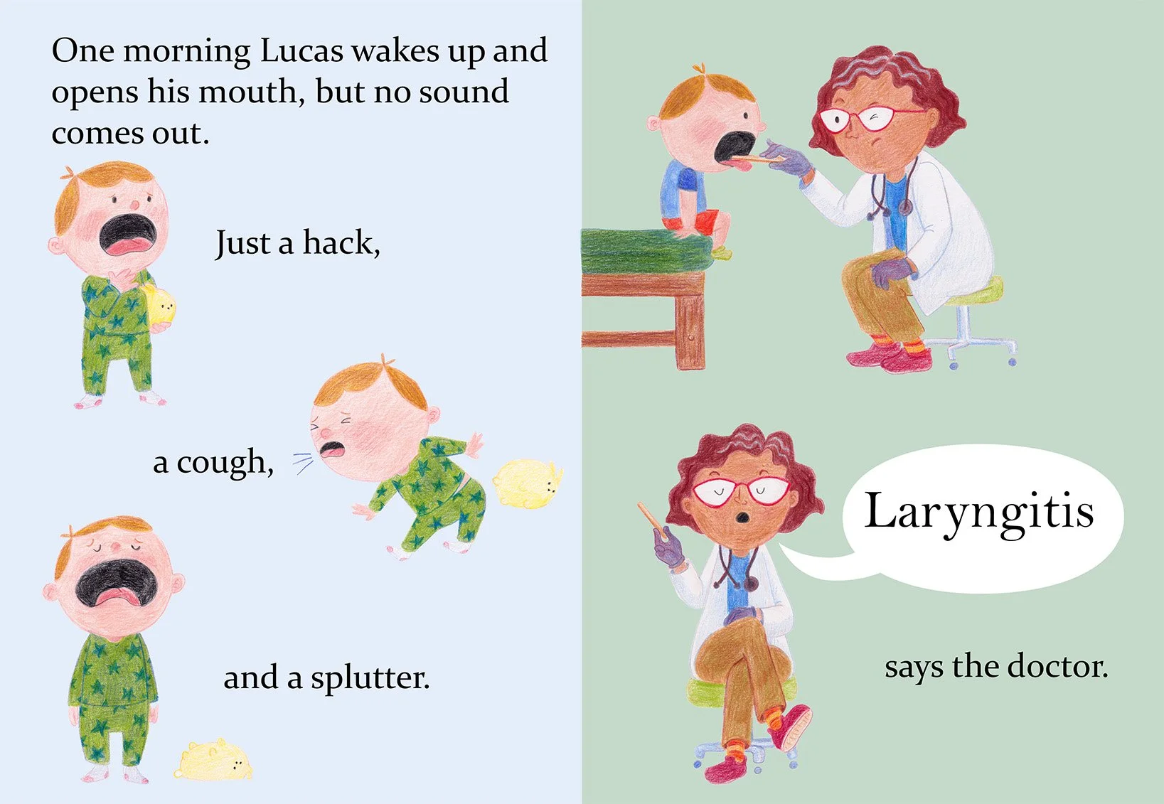 Illustrations for an illustrated children's picture book