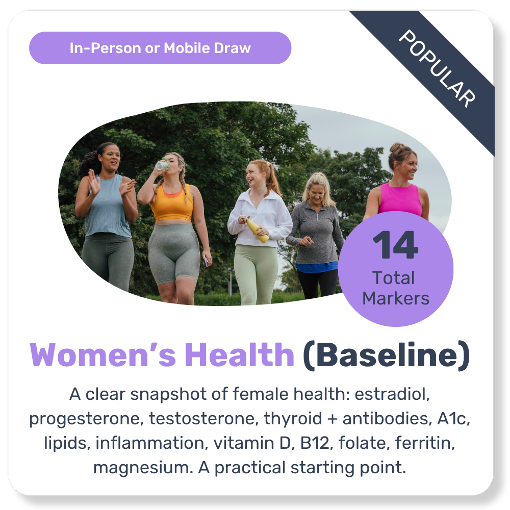 Women’s Health Panel (Baseline) — DexaStrong