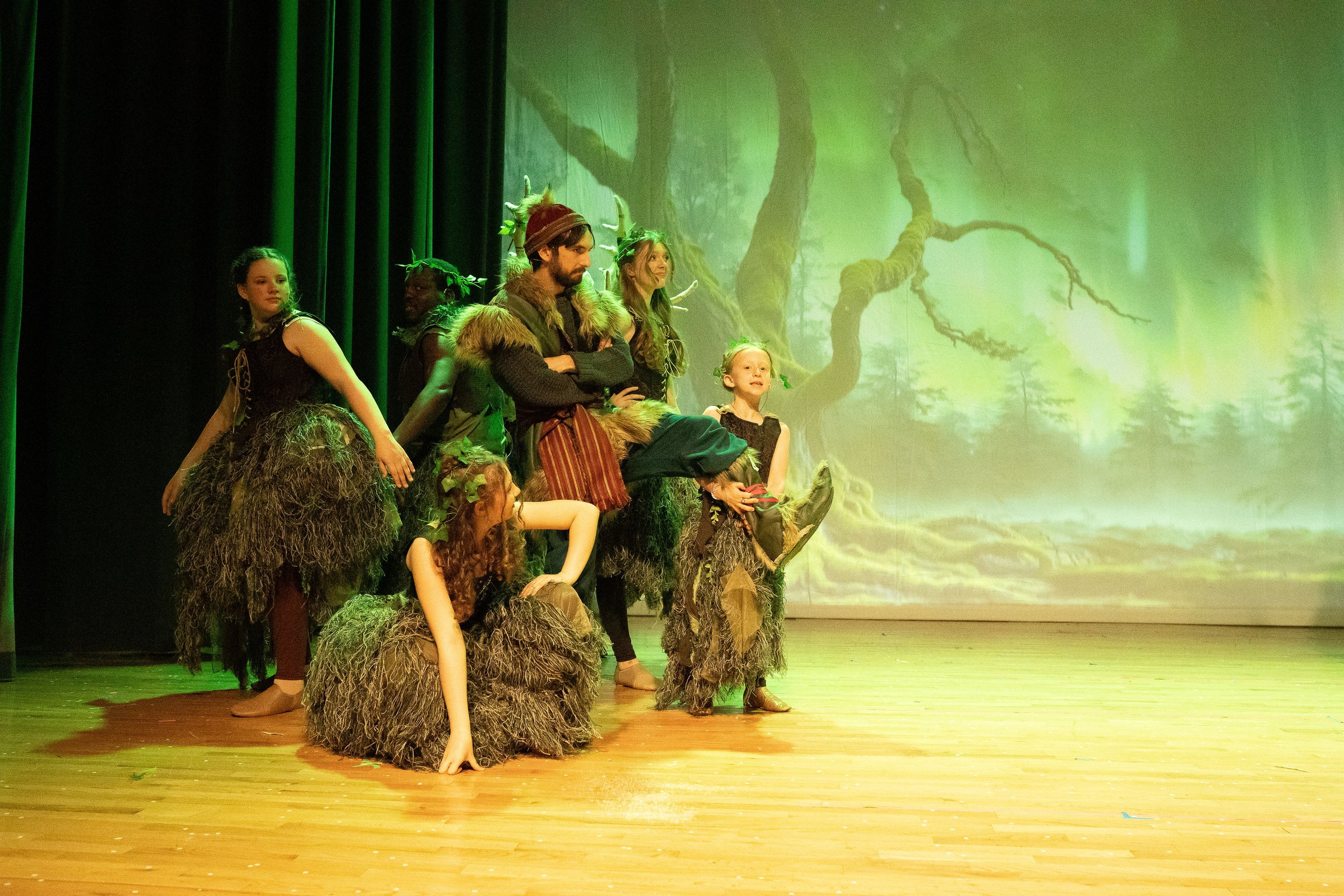Frozen Trolls surrounding Kristoff
