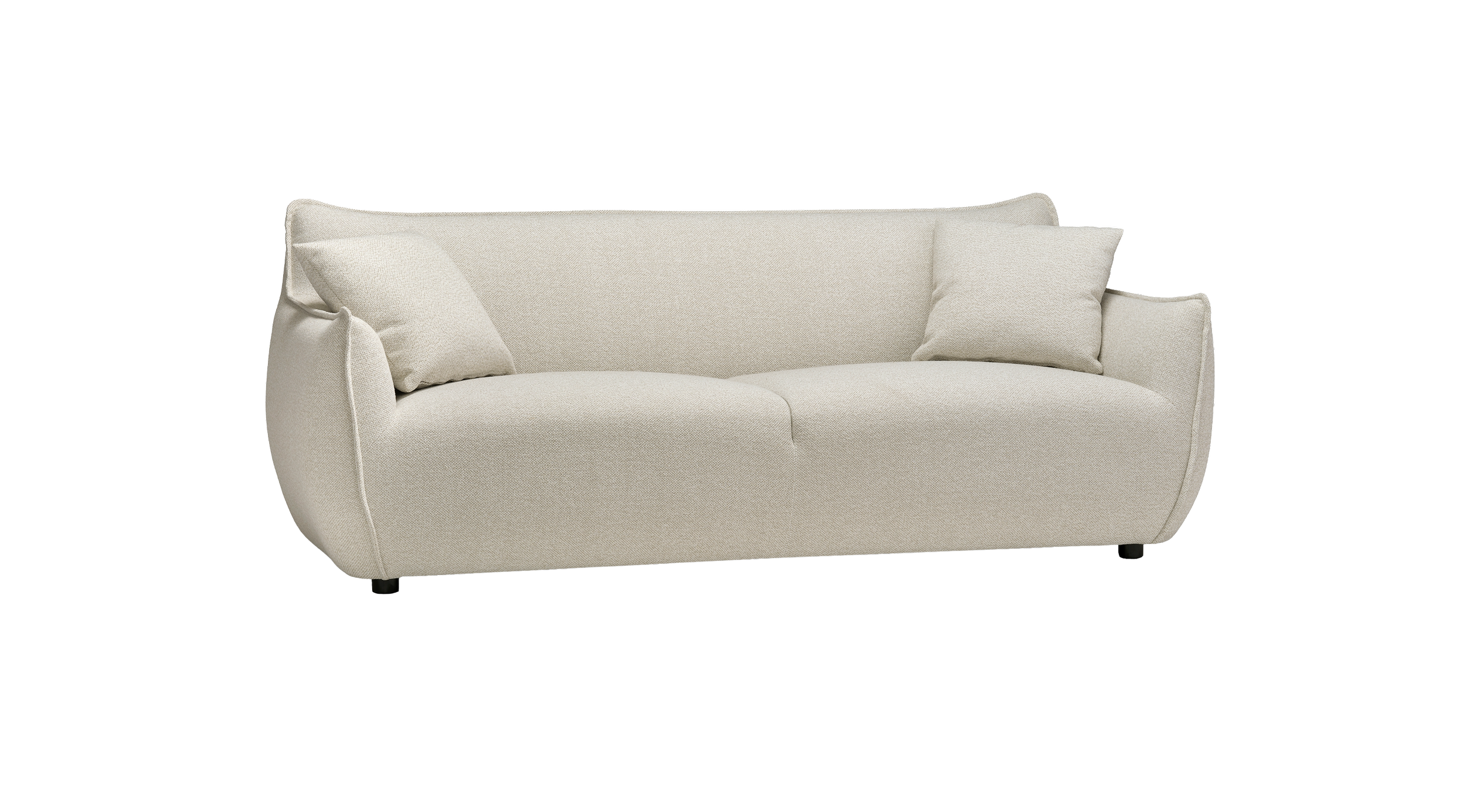 Stylus Elias 3-Seater Fabric Sofa
