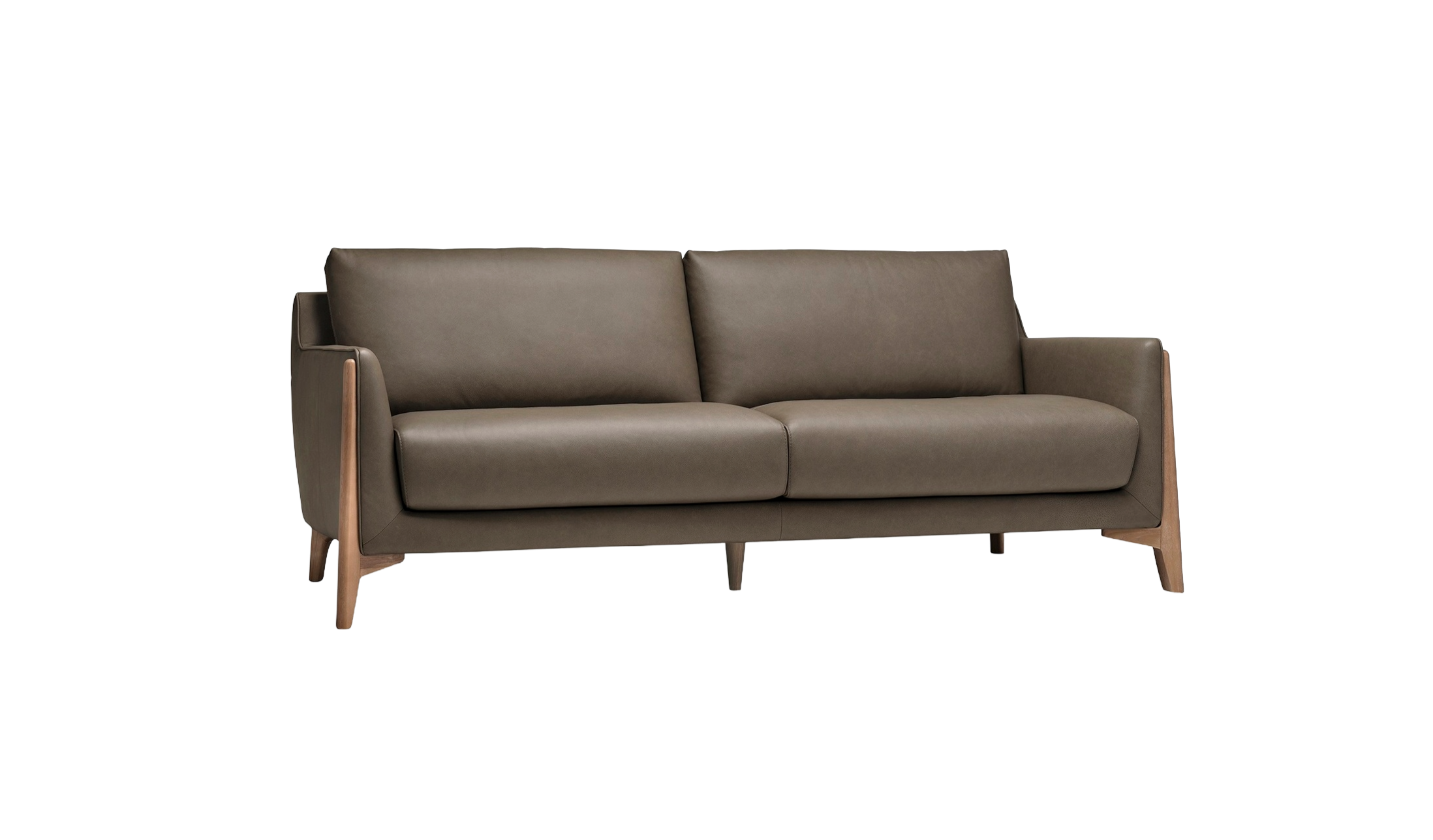 Stylus Berkley 3-Seater Leather Sofa