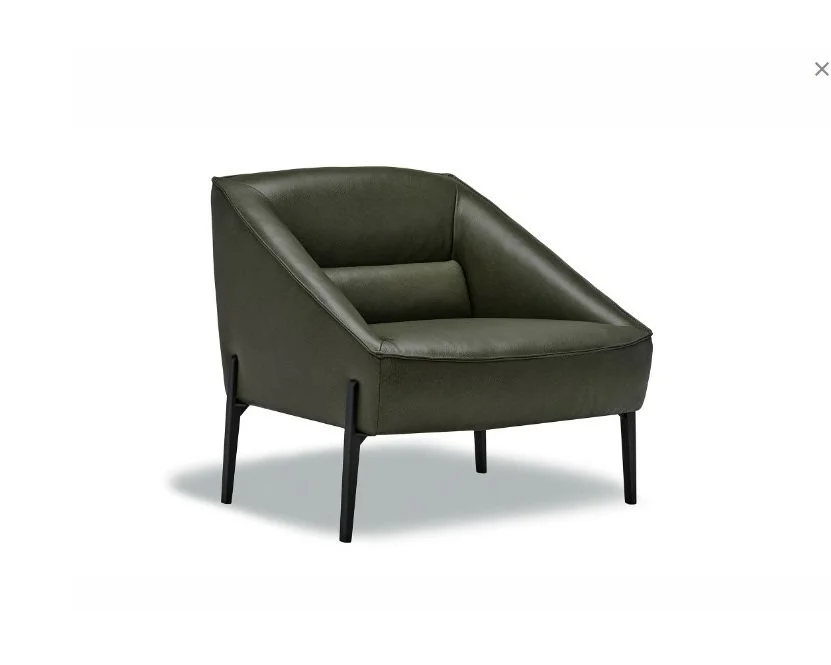 Stylus Bibi Chair and Biel Ottoman