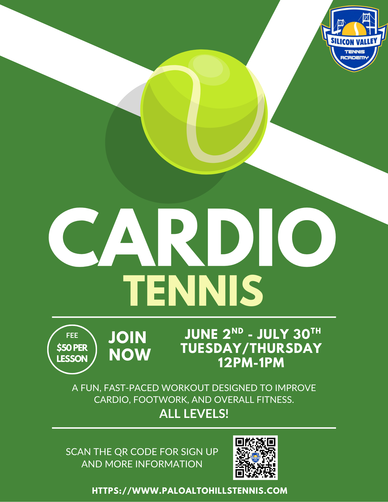 Cardio Tennis (All Levels)