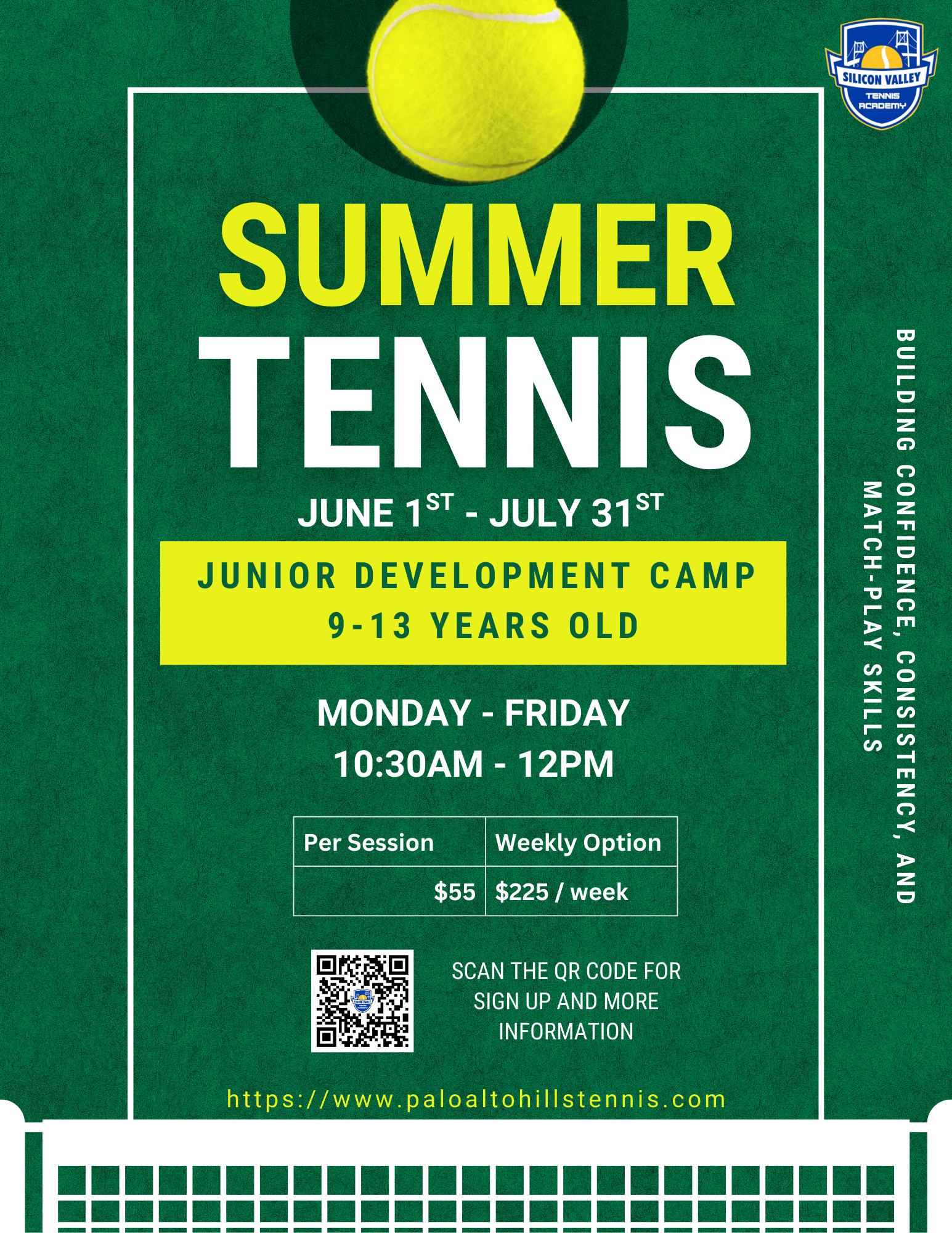 Junior Development Program (Ages 9–13)