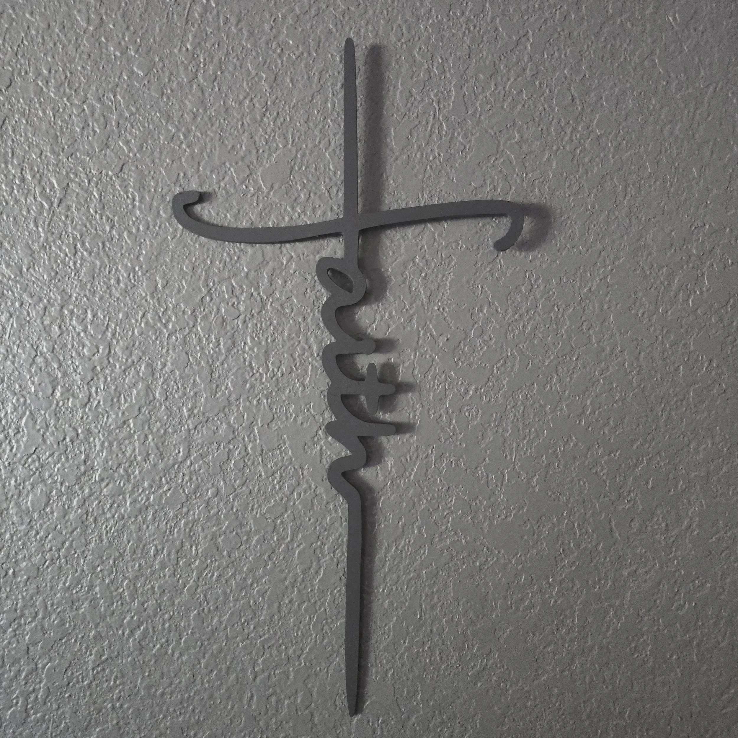 Faith Metal Cross