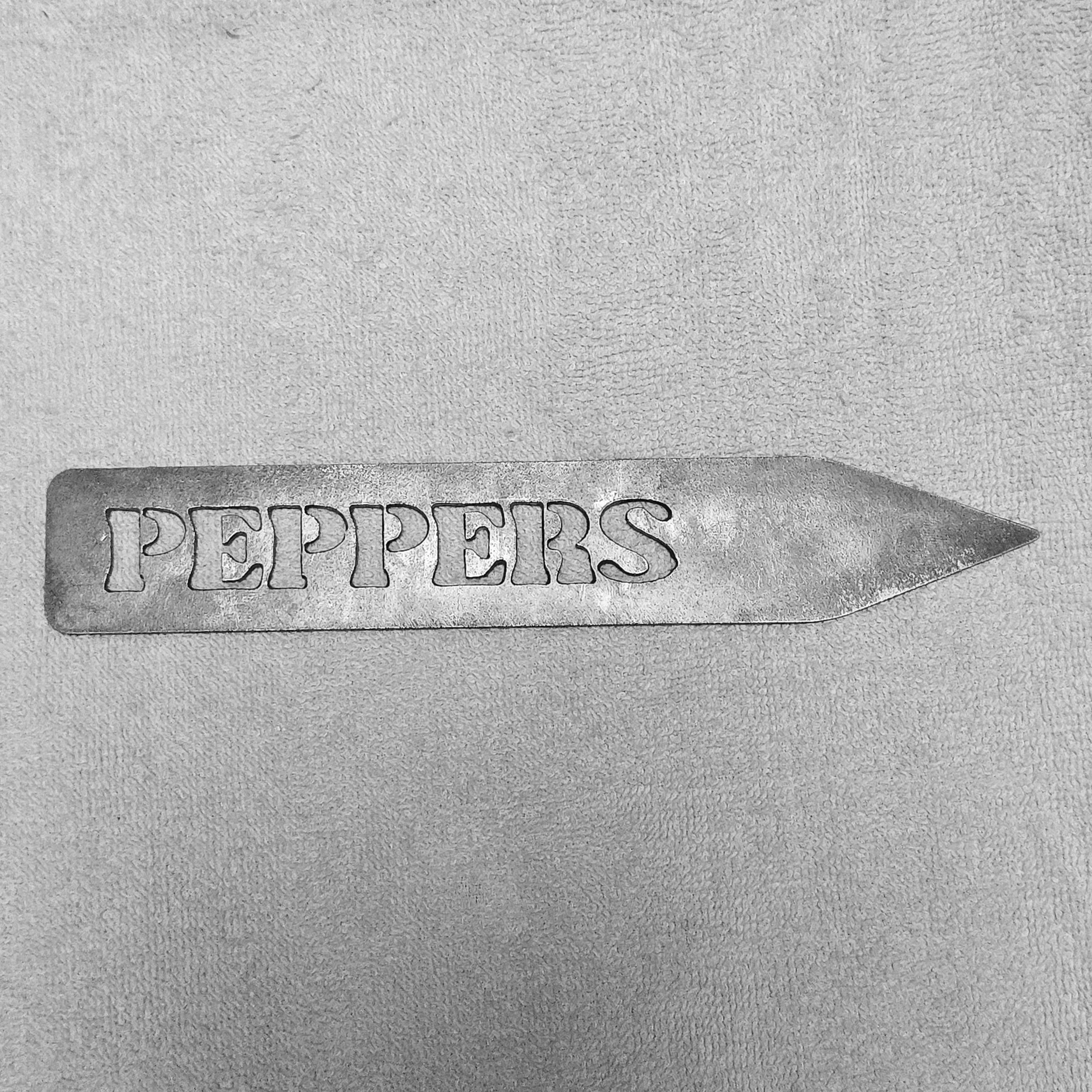 Metal Garden Plant Marker Stake – Sold Individually – 14 Gauge Steel – 9”