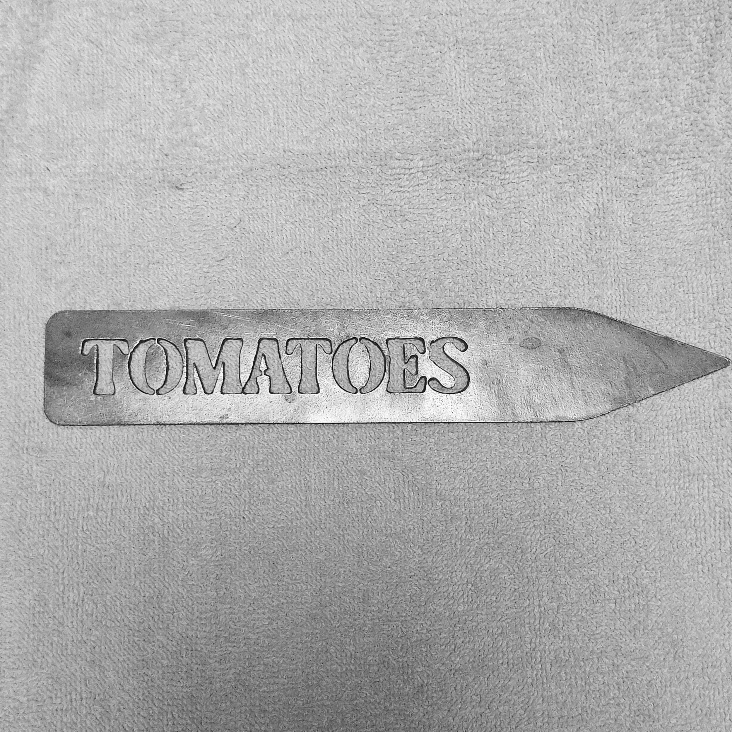 Metal Garden Plant Marker Stake – Sold Individually – 14 Gauge Steel – 9”