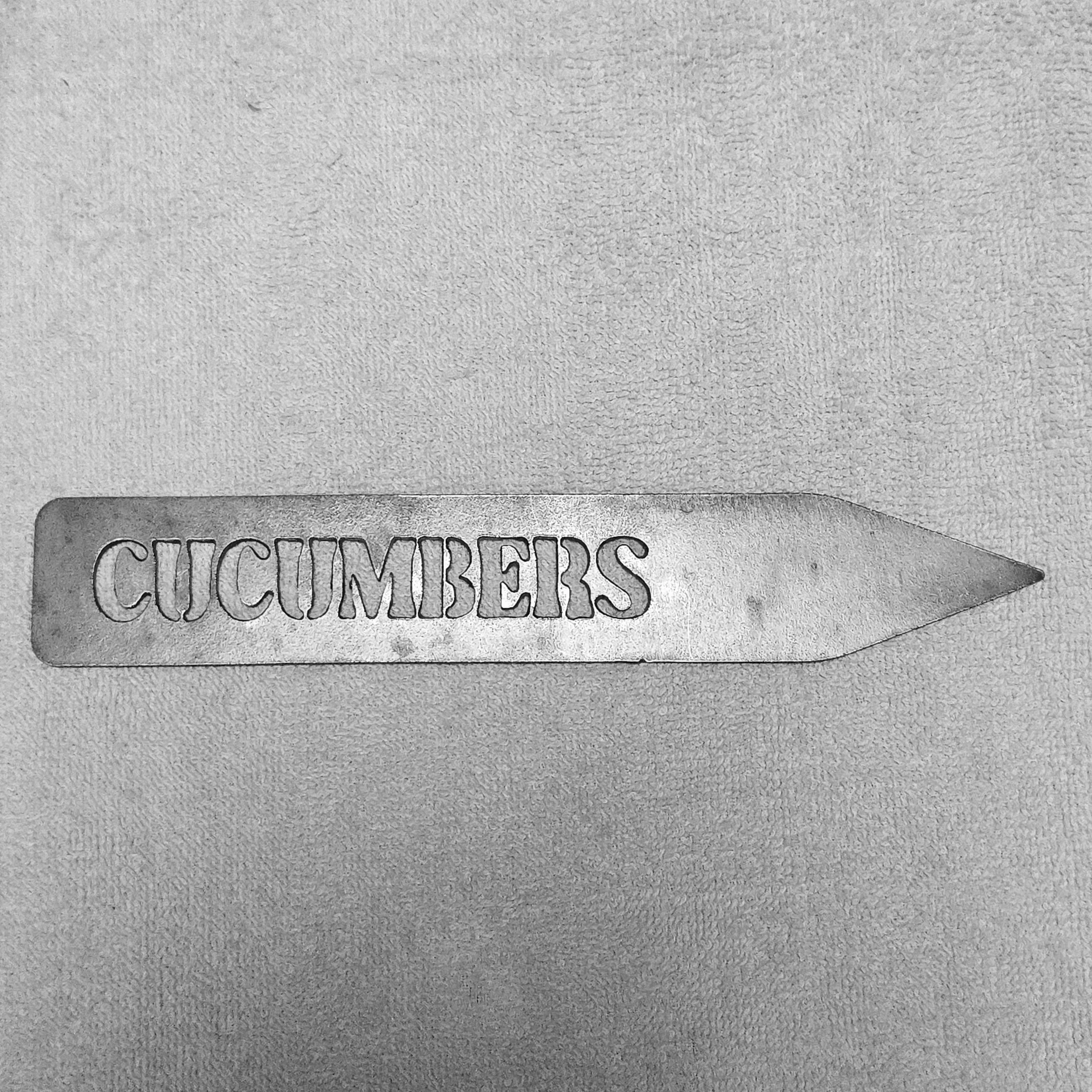 Metal Garden Plant Marker Stake – Sold Individually – 14 Gauge Steel – 9”