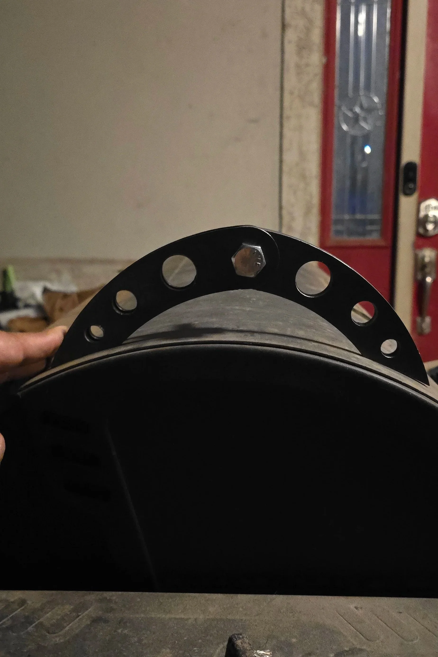 Built for serious pit builders. These custom 3-piece BBQ pit hinges are CNC cut from 1/4" steel and designed for smooth operation, strength, and long-term durability. Perfect for smokers, offset pits, and custom grill builds. Heavy-duty construction,