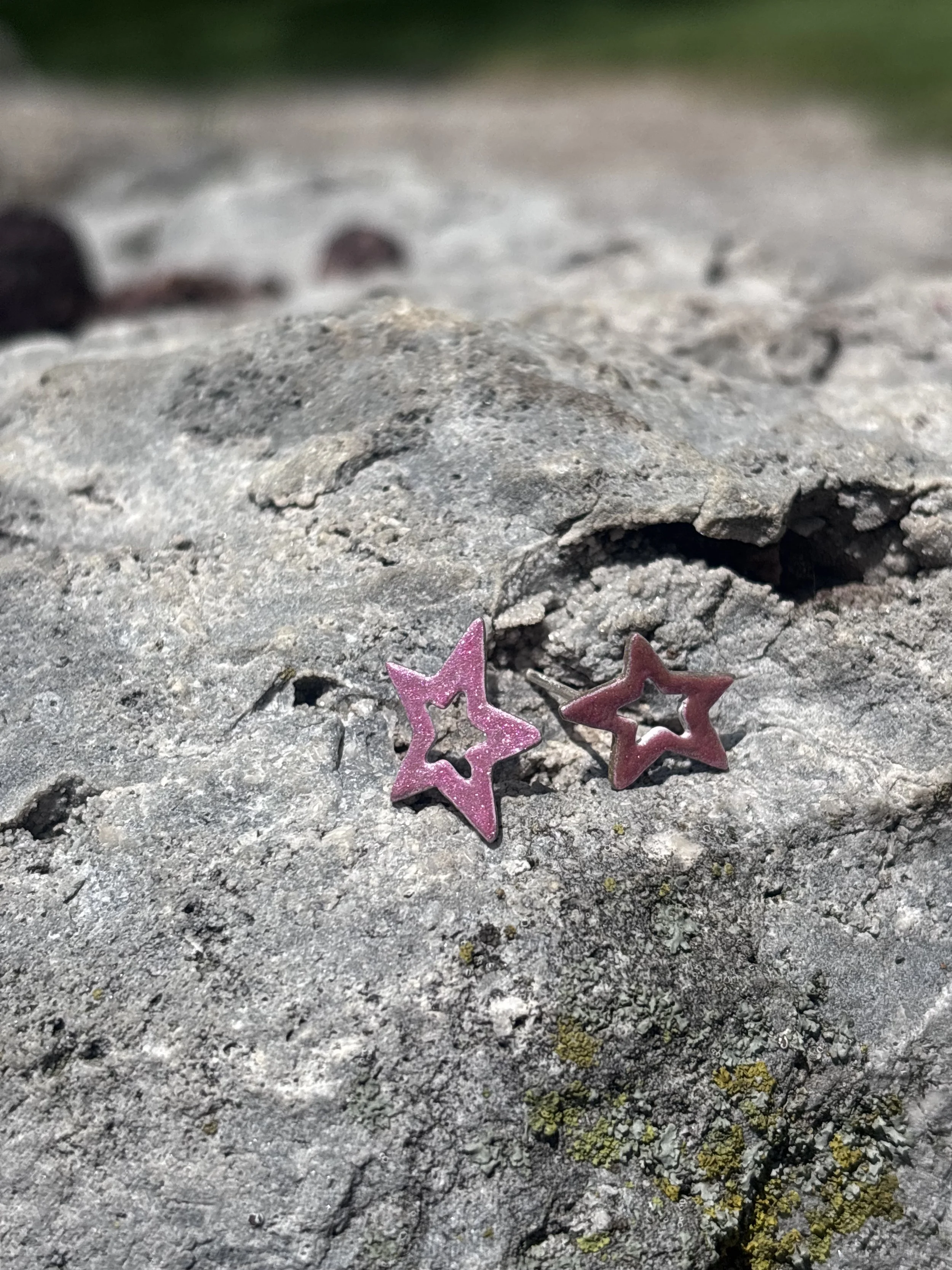Star Punched Earrings