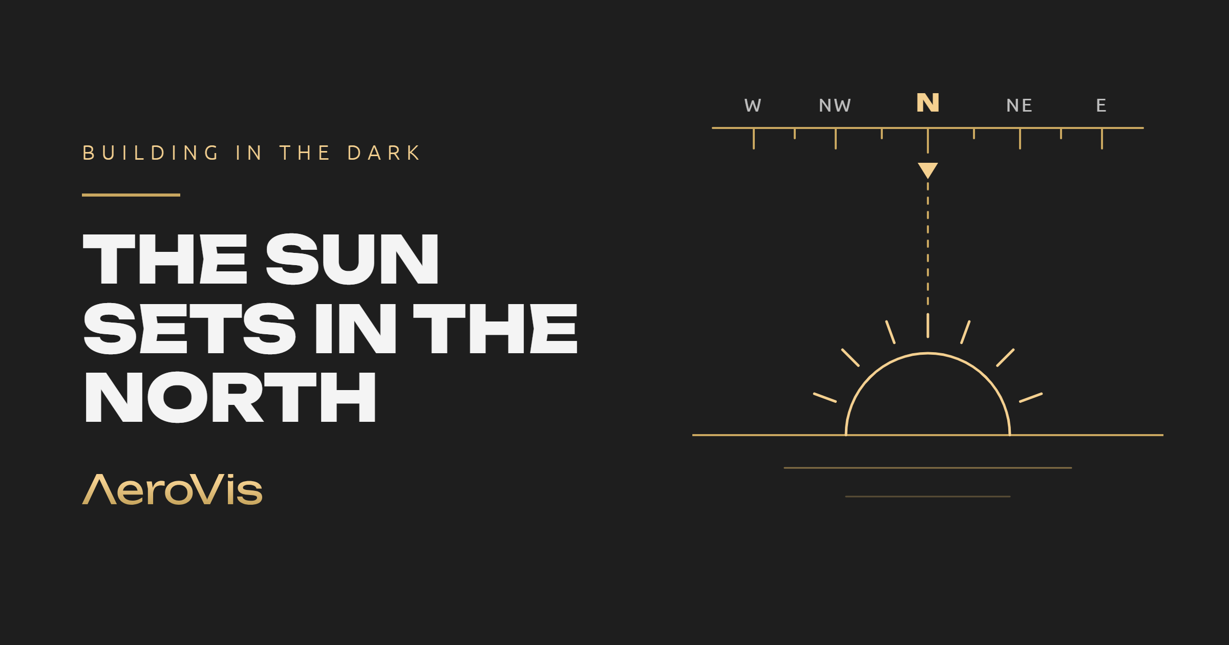 The Sun Sets in the North