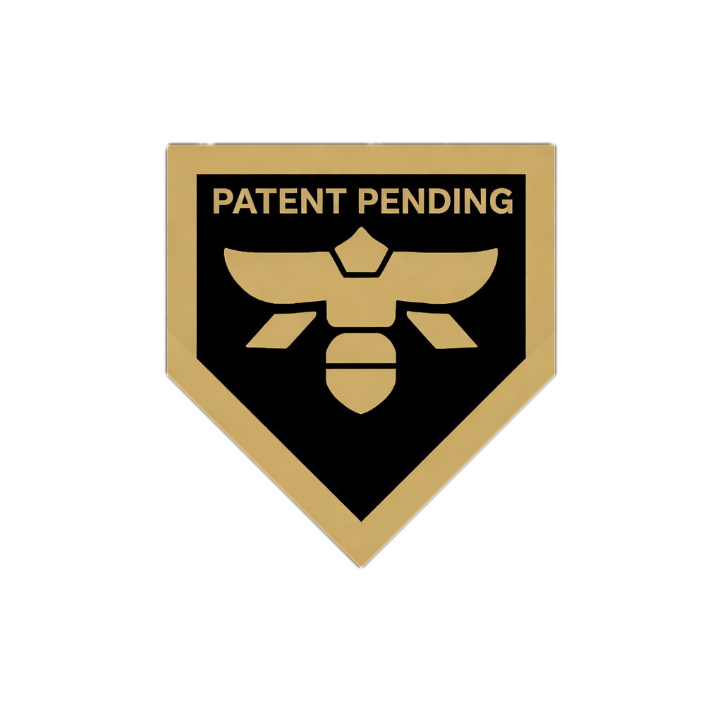 Patent pending shield with bee emblem Background Removed.png