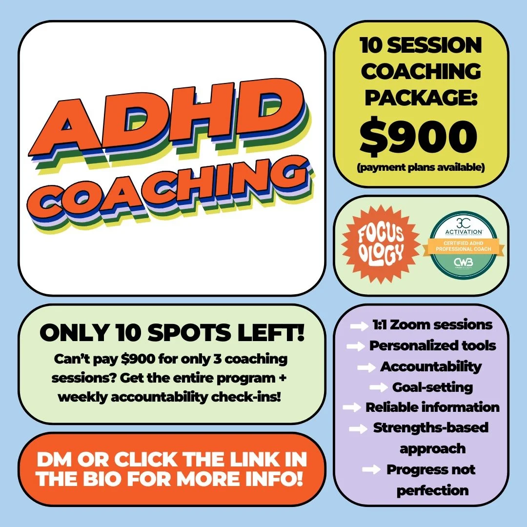 Everyday I get ads on Instagram about how NOT overcharging clients is what's going to ruin my coaching business. I wanted to be an ADHD coach so I could help people, much like myself, who felt like they weren't meeting their full potential - NOT so I