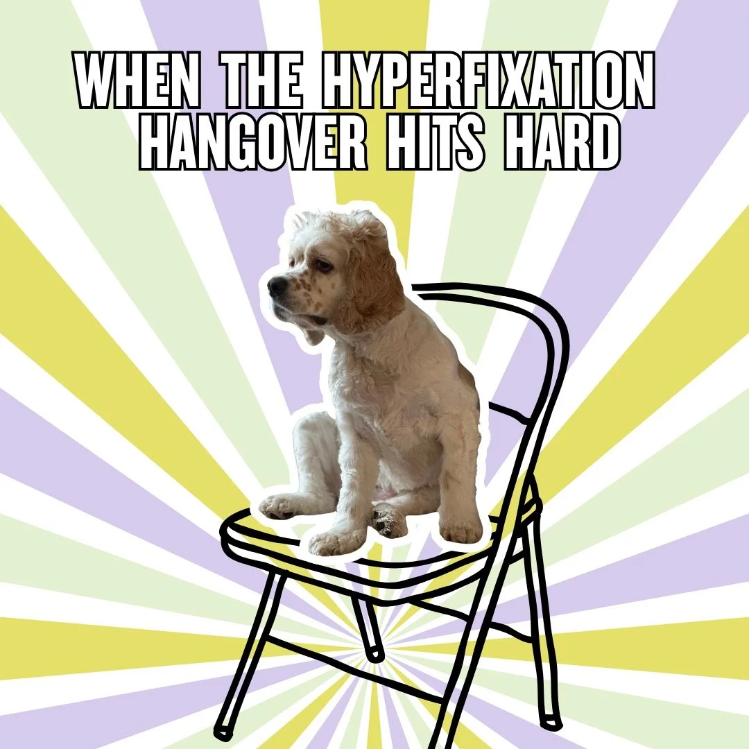 Hyperfixating can help you get stuff done - but not taking any breaks can leave you looking like Lucy for the rest of the day. Click the link in the bio to learn how to be productive without the hangover!

#adhdtride #adhdproblems #adhdisreal #adhdli