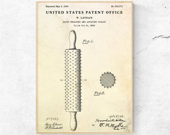 Patent office of roller