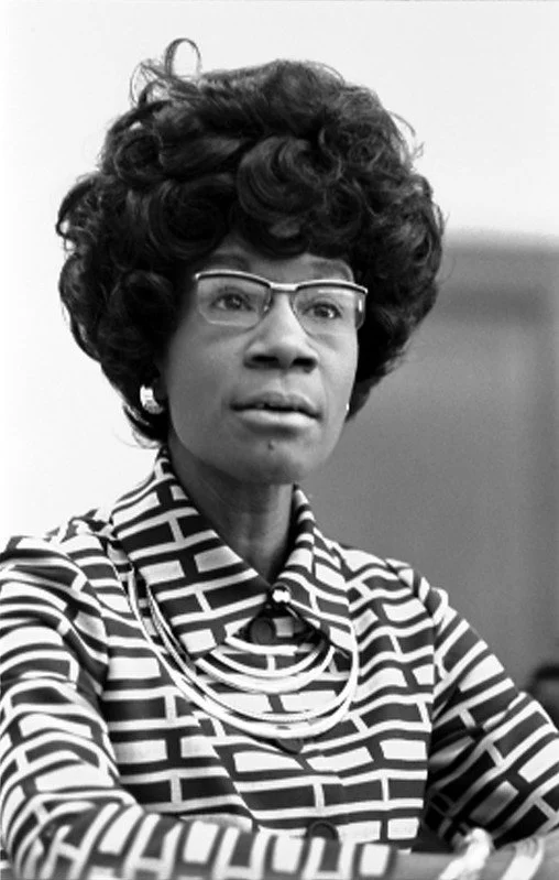 Shirley Chisholm and Kamala Harris