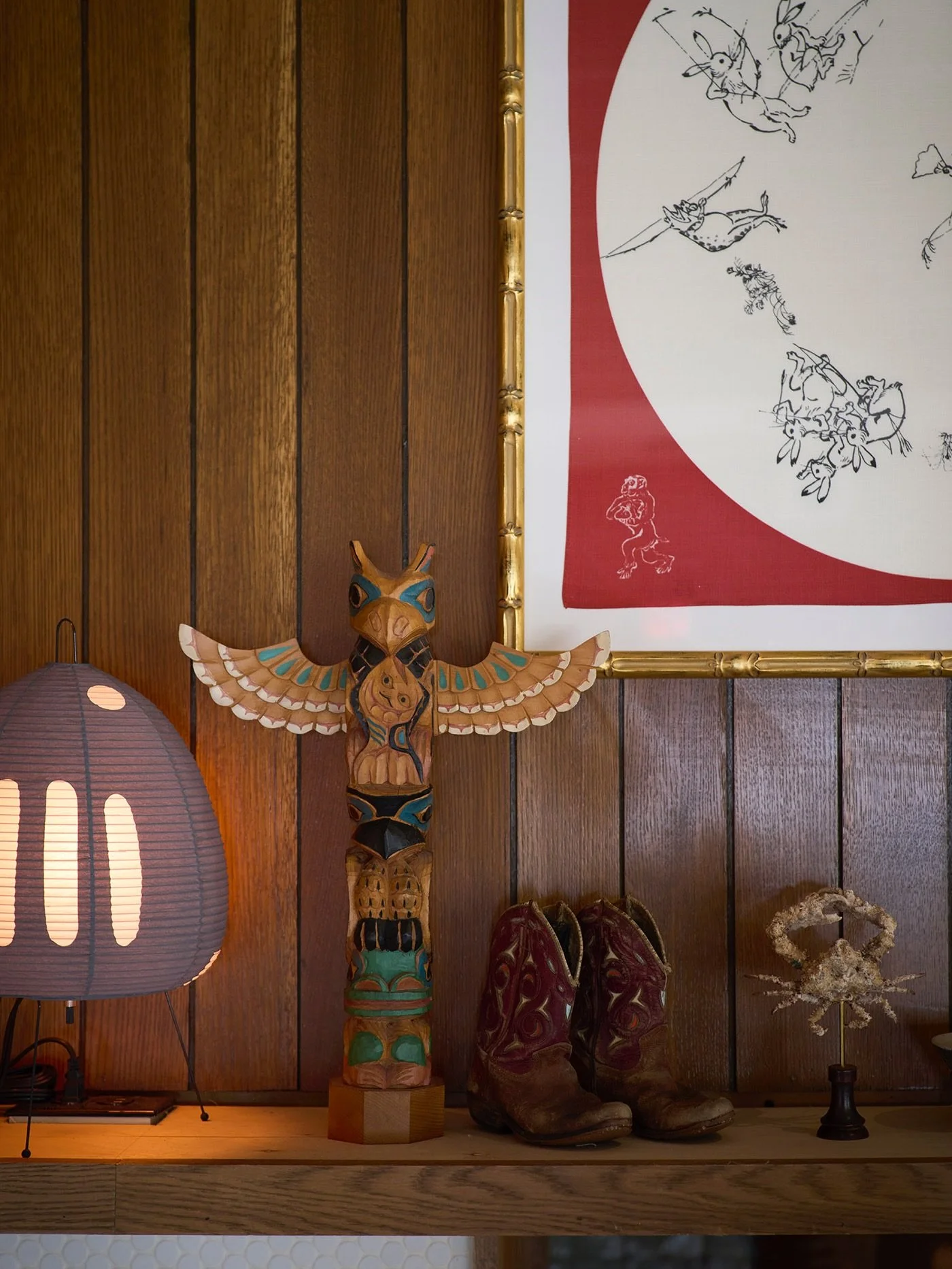 We love a good treasure hunt, and putting the finishing touches on @normansjapanese was the best kind of adventure. That little 🐊 on the last slide even became our unofficial office mascot while he waited for installation. Never a dull moment around