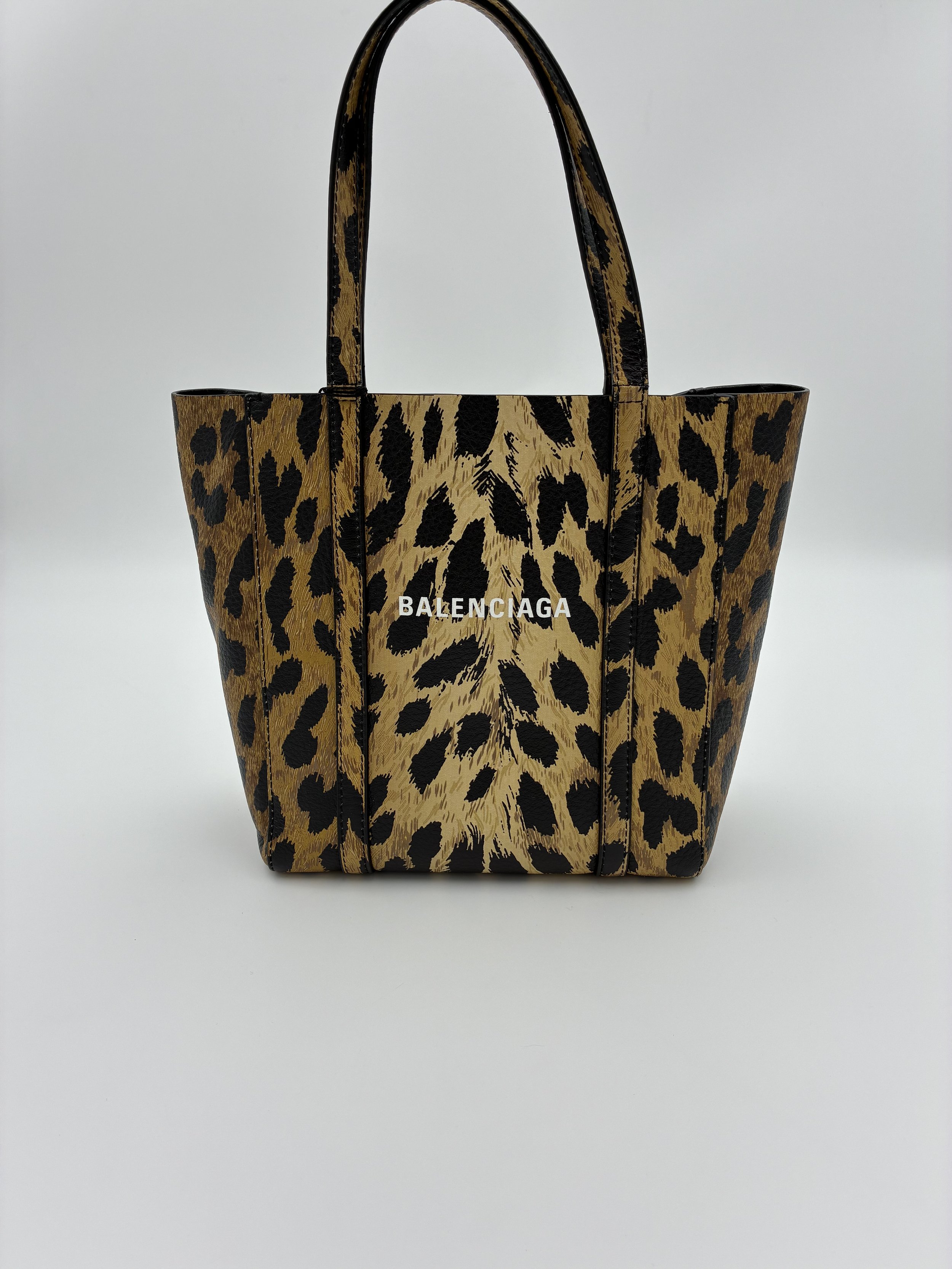 Balenciaga Printed Leopard Everyday Tote
