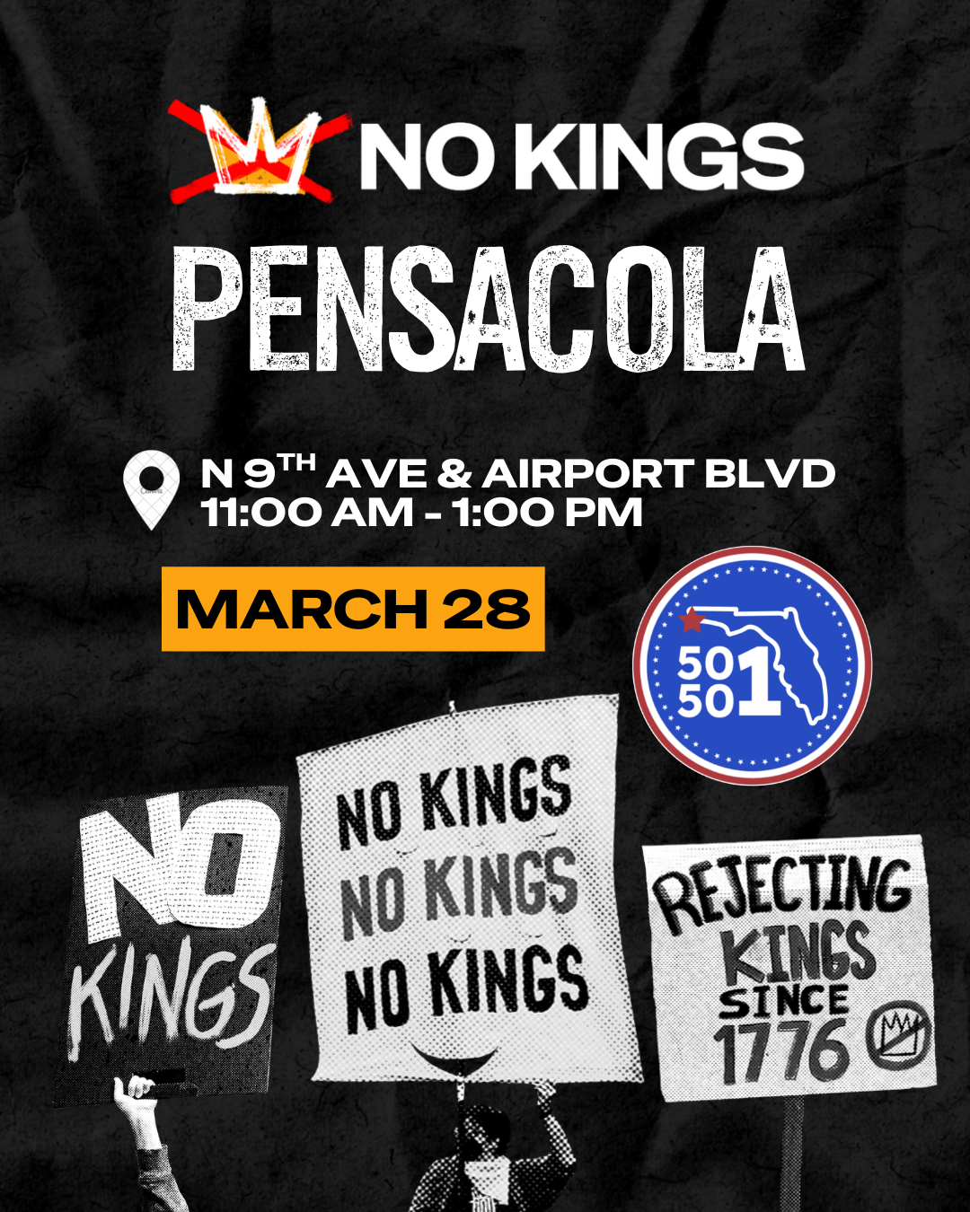 No Kings 3 Pensacola