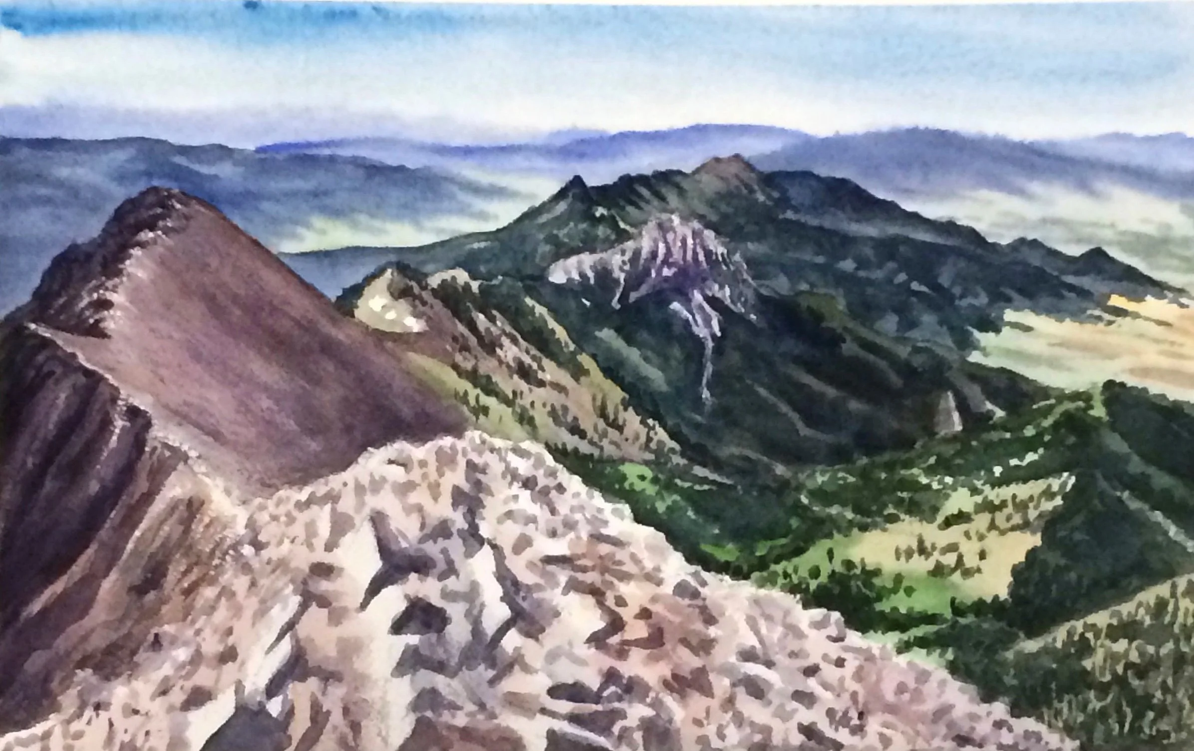 Sacagawea Peak
11"x15"