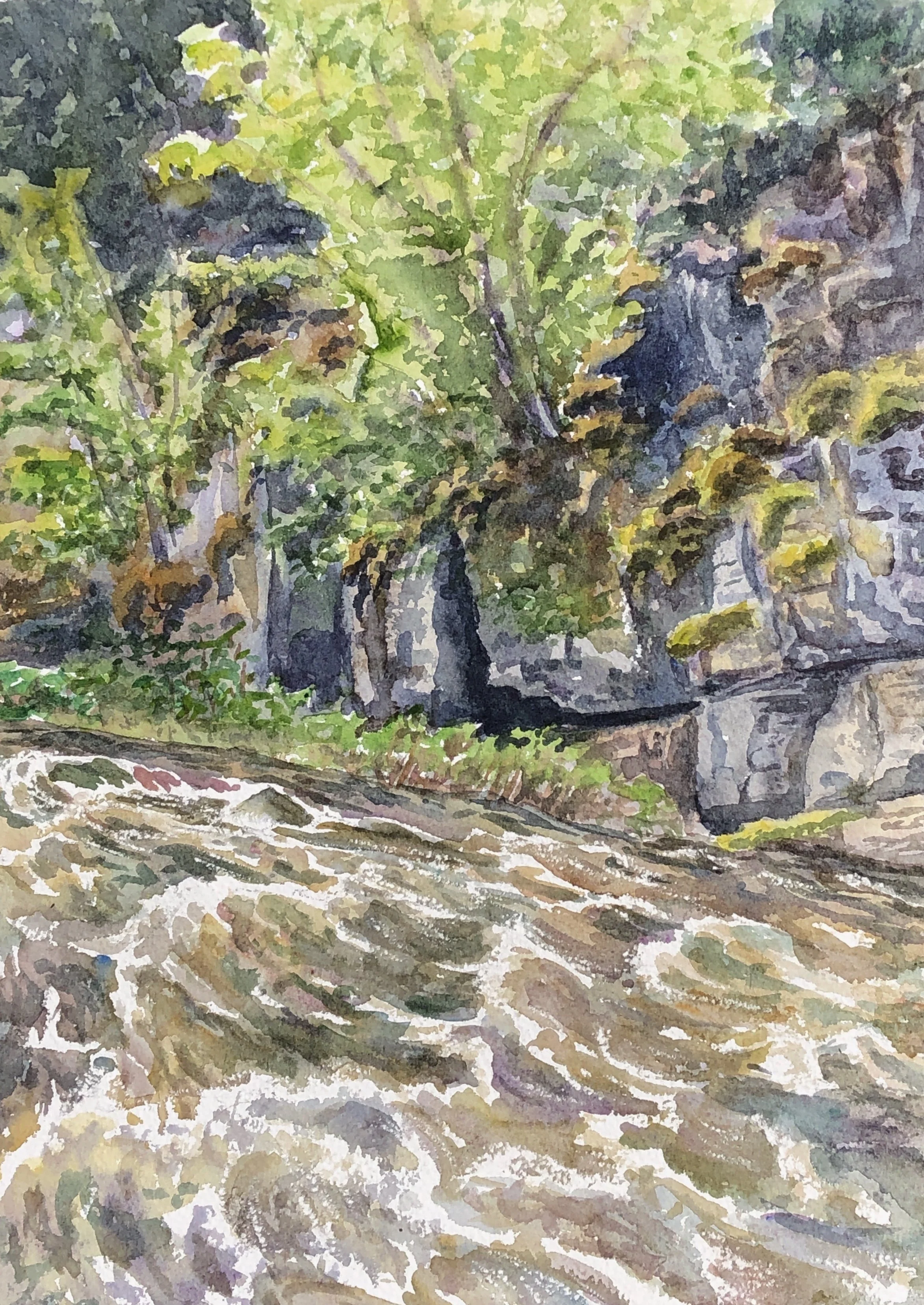 Creek in runoff
10"x14"