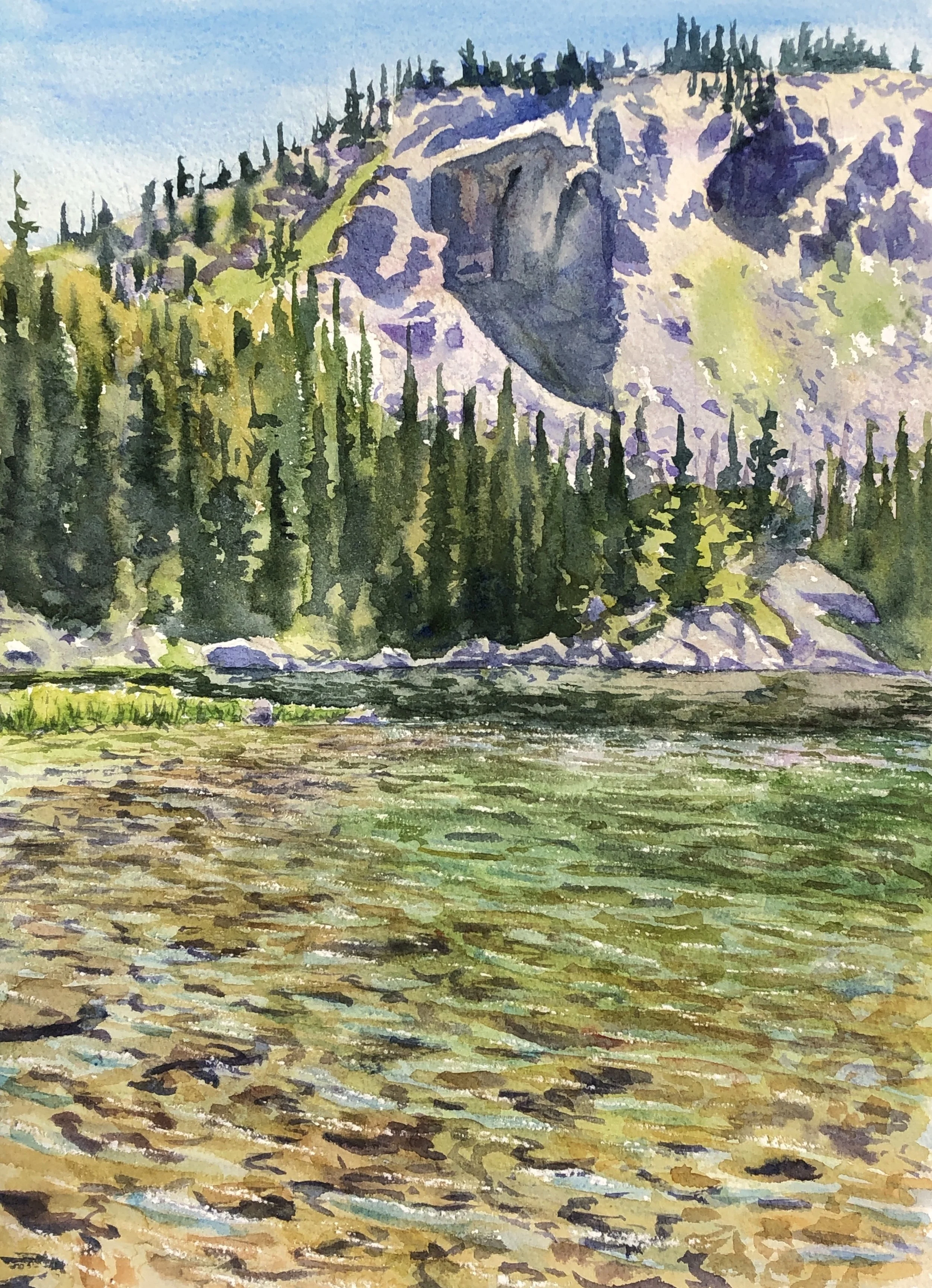 Hidden Lakes
10"x14"