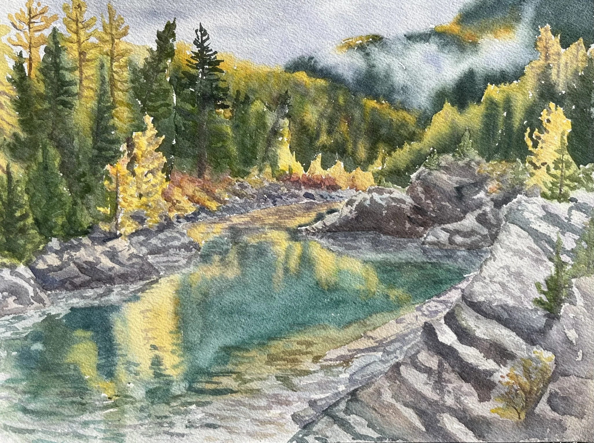 Middle Fork Flathead
9"x12"