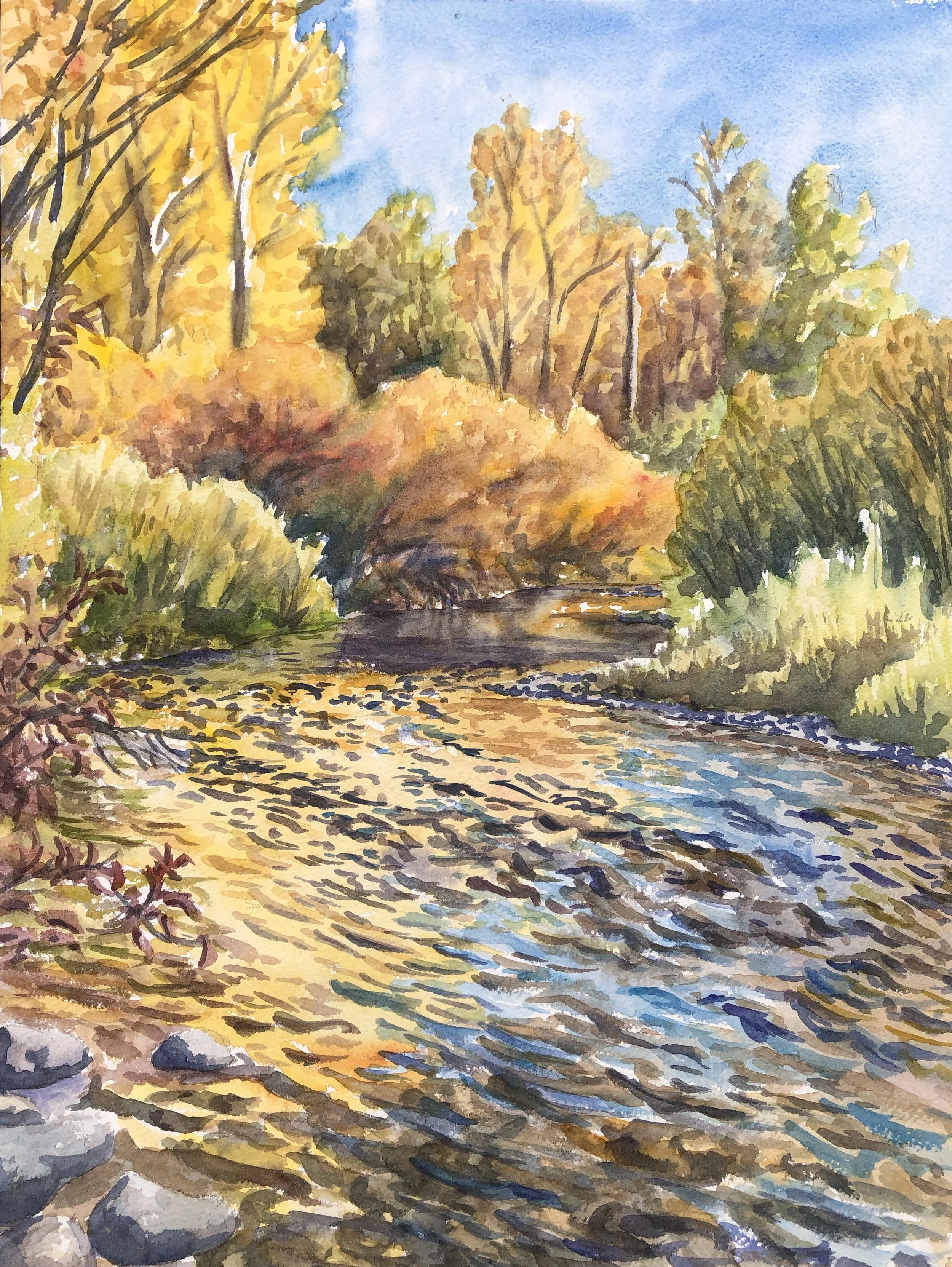 East Gallatin, autumn
12"x16"
(Sold)