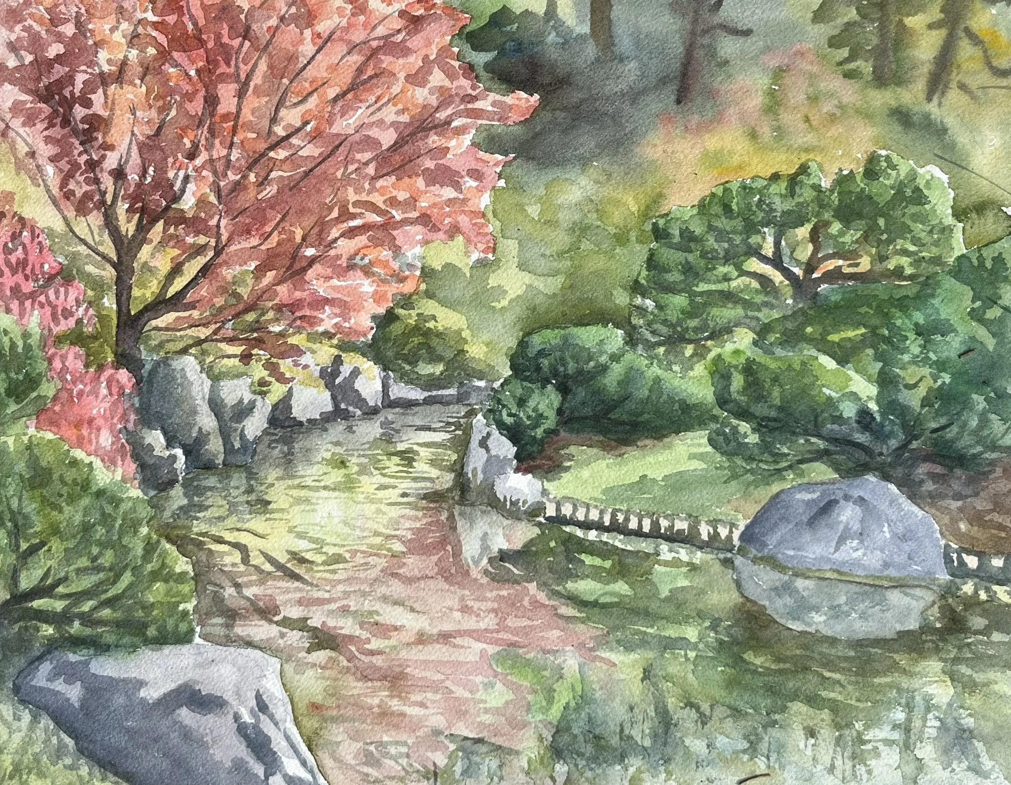 Japanese Garden, Manito Park
11"x14"
