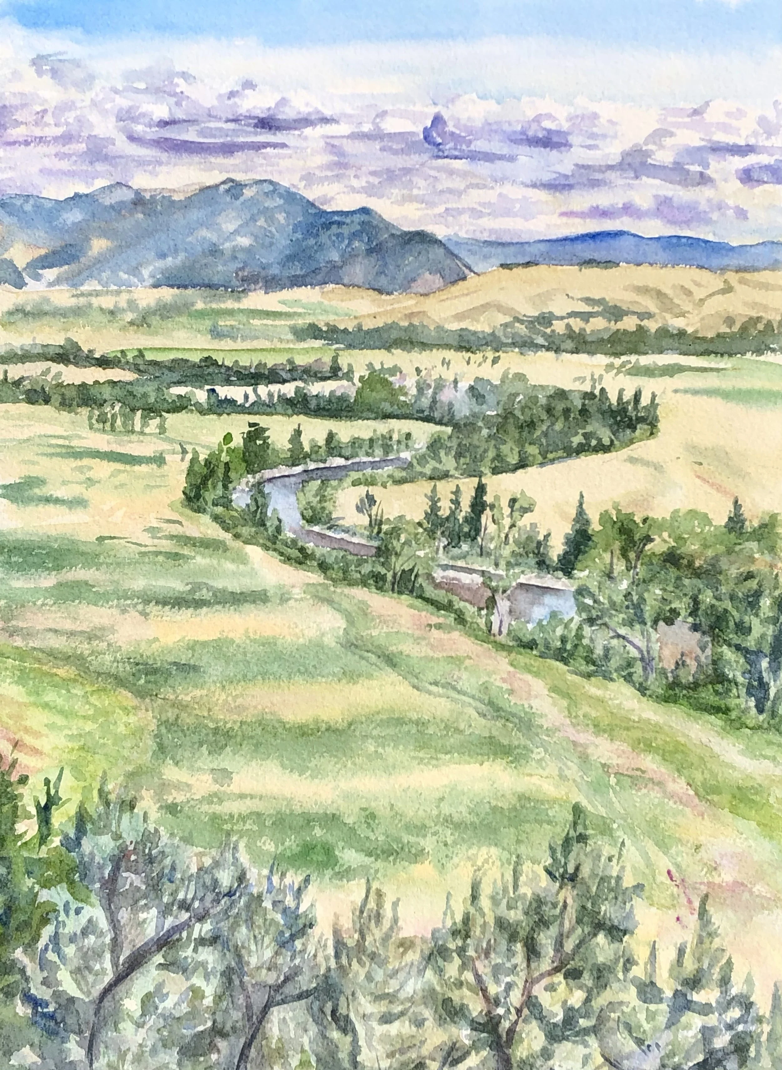 Gallatin Valley
9"x12"