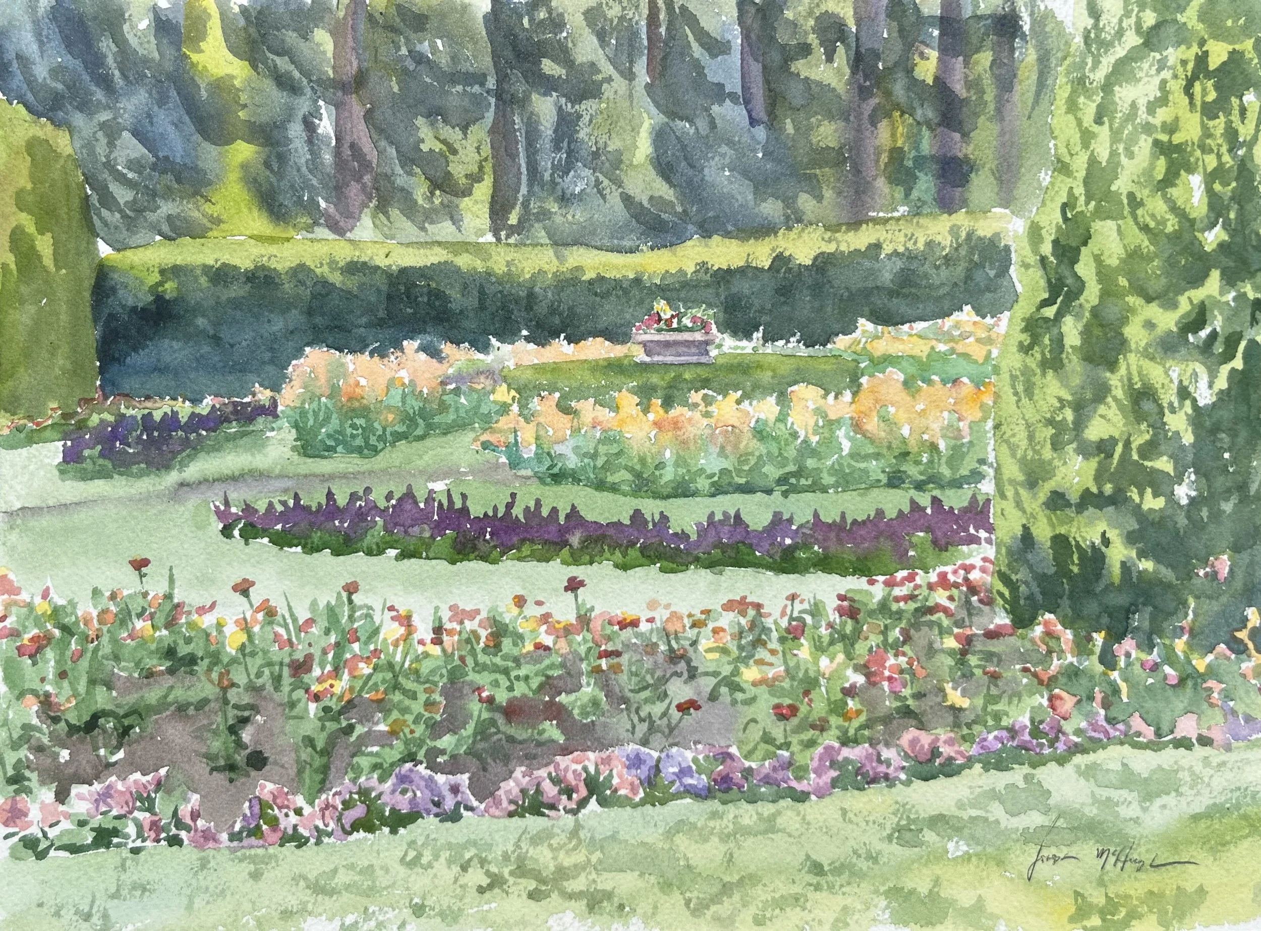 Duncan Garden, Manito
9"x12"