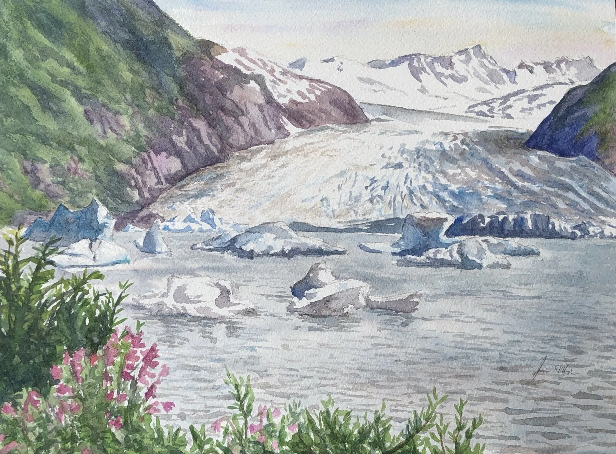 Spencer Glacier
9"x12"
