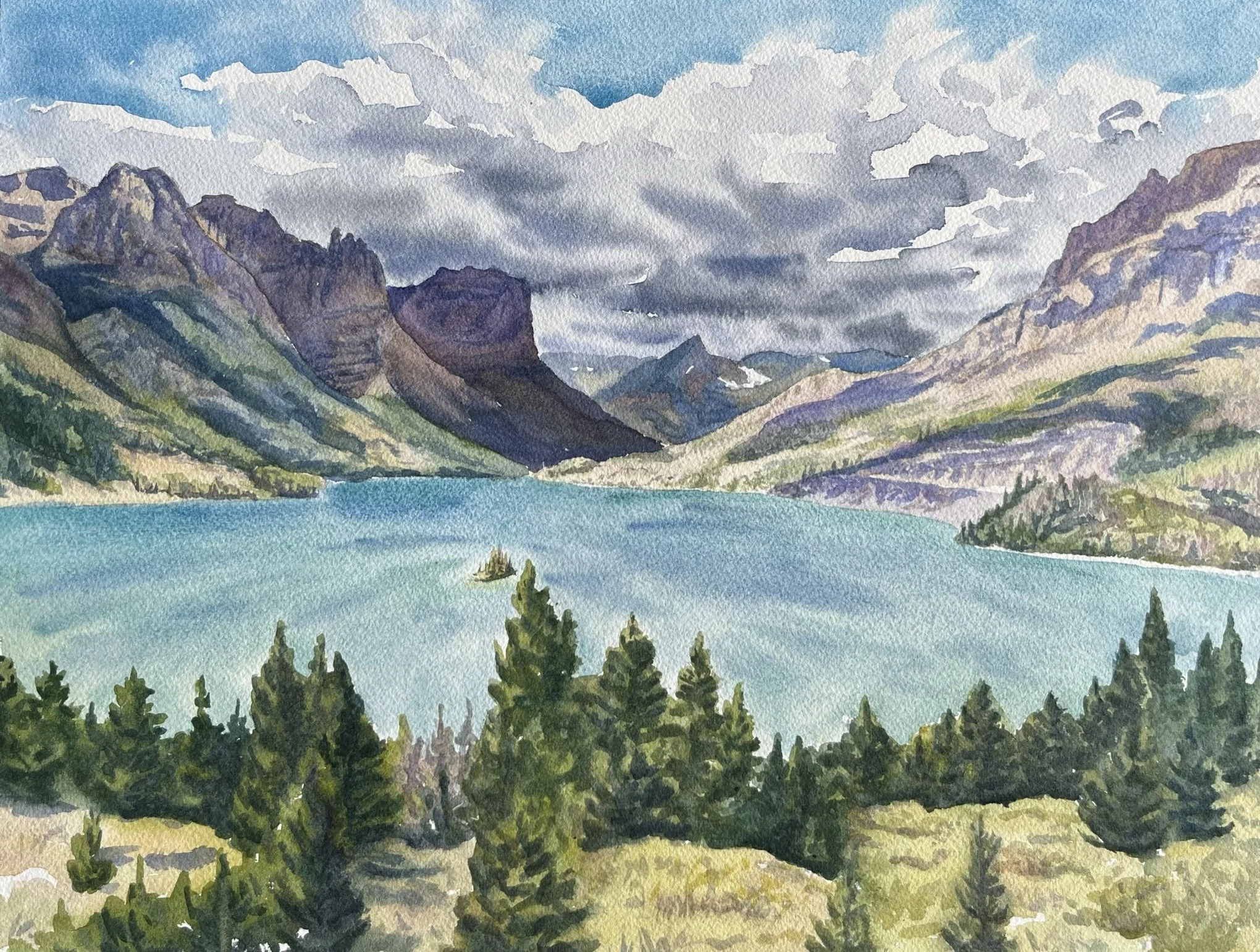 St. Mary Lake
12"x16"
