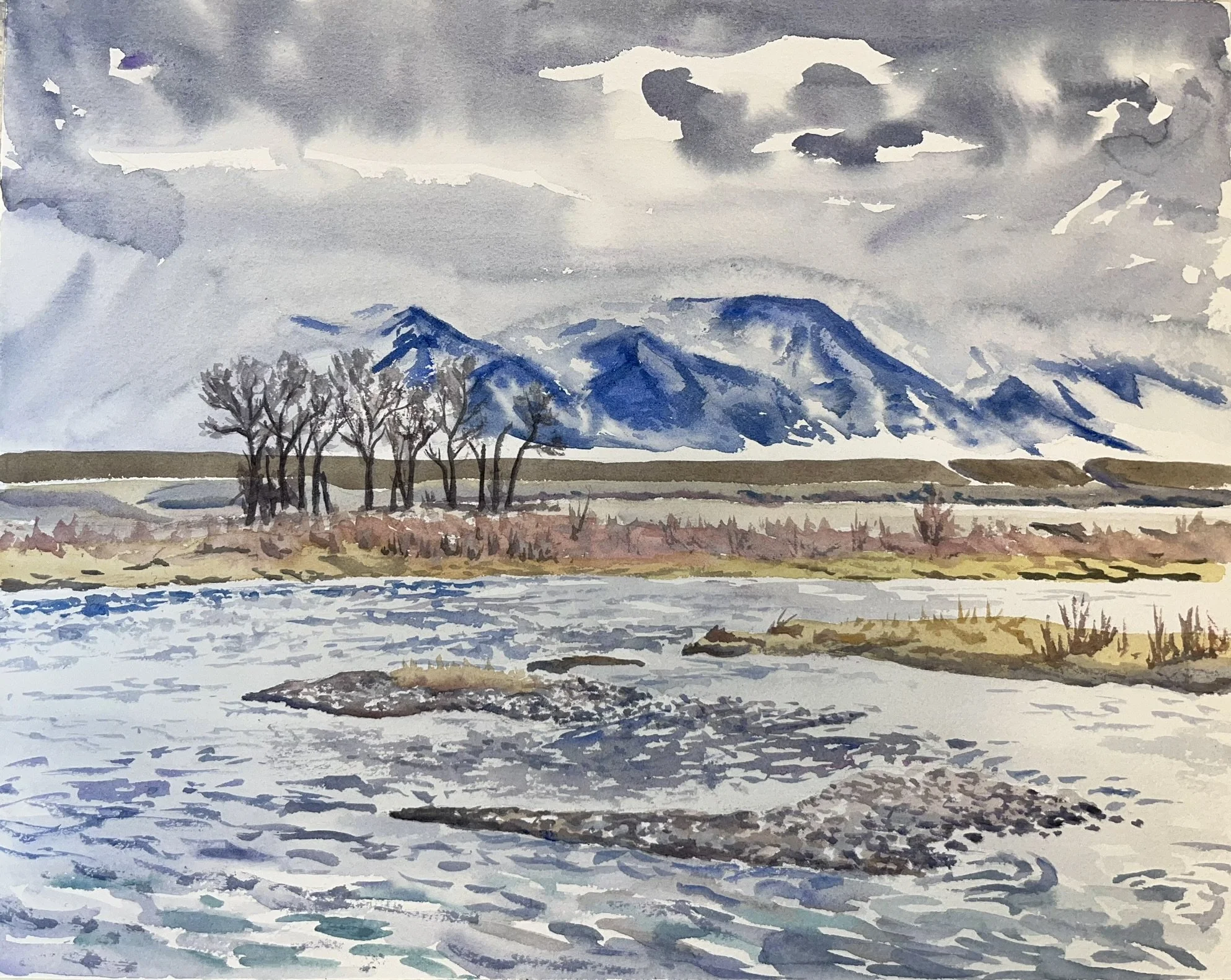 Madison River, Early Spring
11"x14"