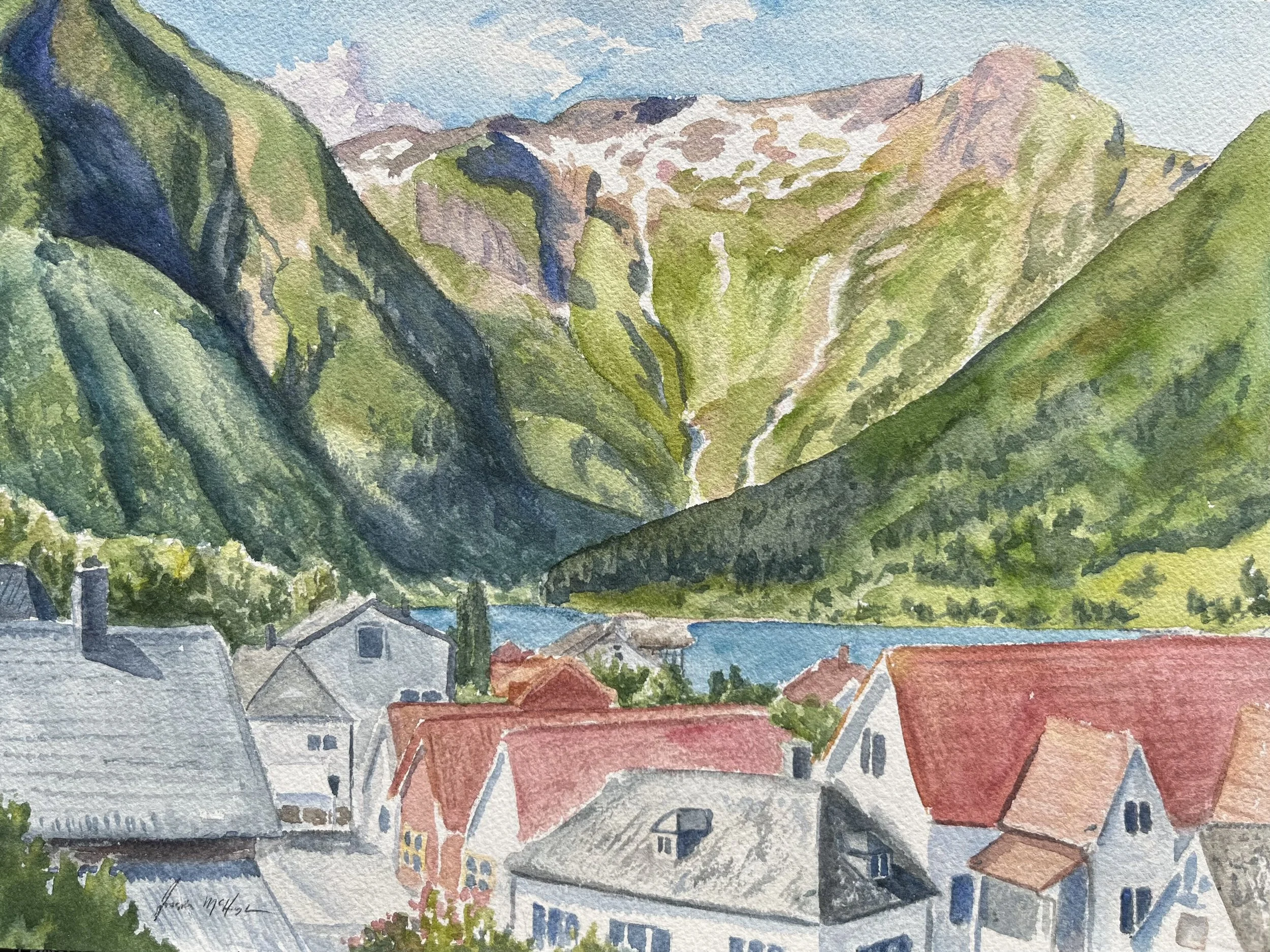 Balestrand, Norway
9"x12"