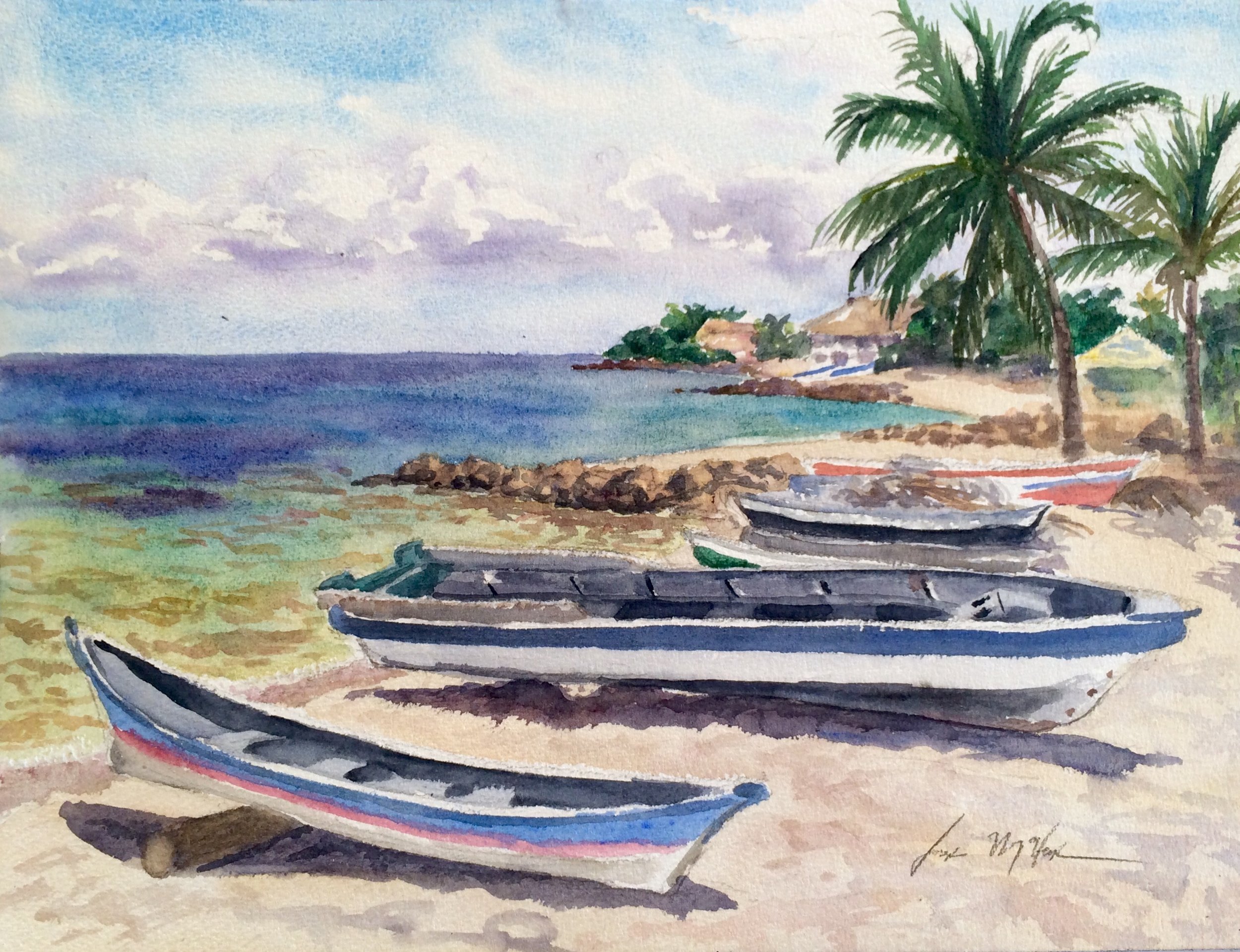 Beach in Colombia
12"x16" 
(NFS)